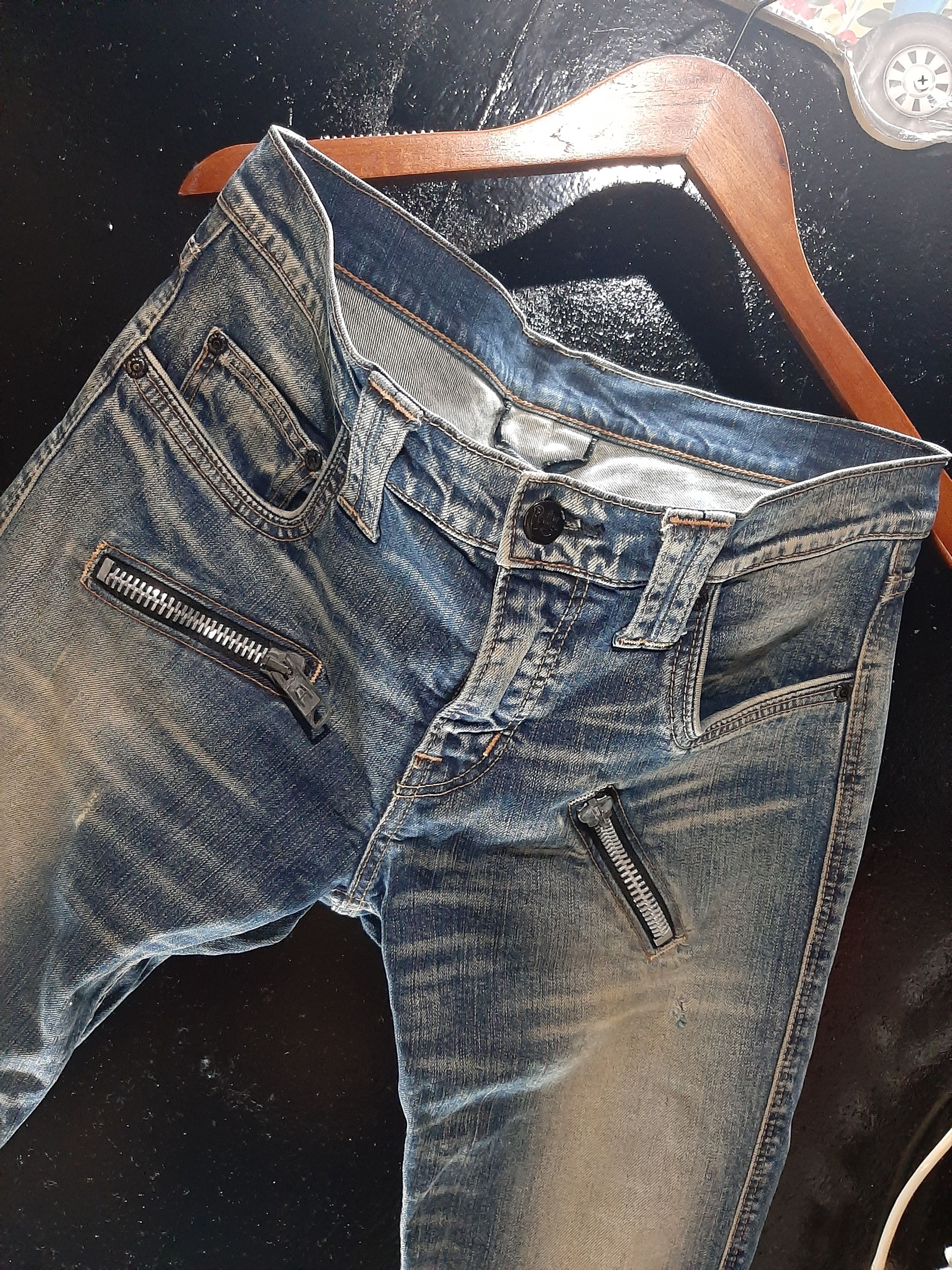 Japanese Brand × Seditionaries RNA DISTRESSED SKINNY FIT PUNK ZIPPER DENIM Size US 30 / EU 46 - 7 Thumbnail