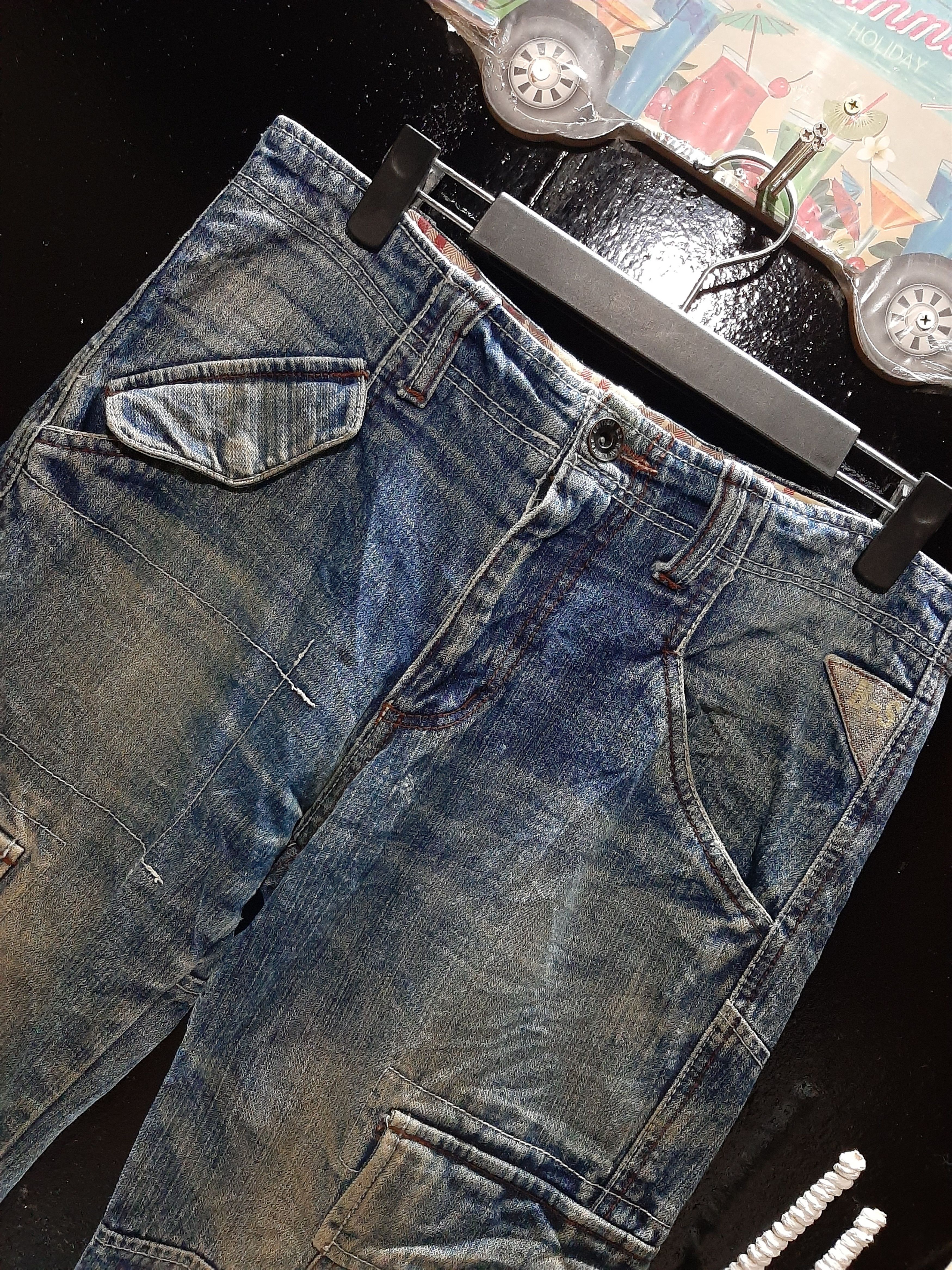 Japanese Brand × Vintage VINTAGE RUSTY B-S RAW LIMITED EDITION CARGO MULTI POCKET Size US 31 - 2 Thumbnail