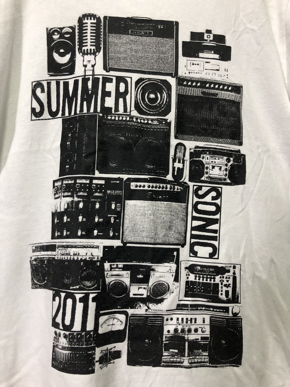 Band Tees VINTAGE SUMMER SONIC 2011 TOUR JAPAN TOKYO OSAKA SHIRT Size US S / EU 44-46 / 1 - 4 Thumbnail