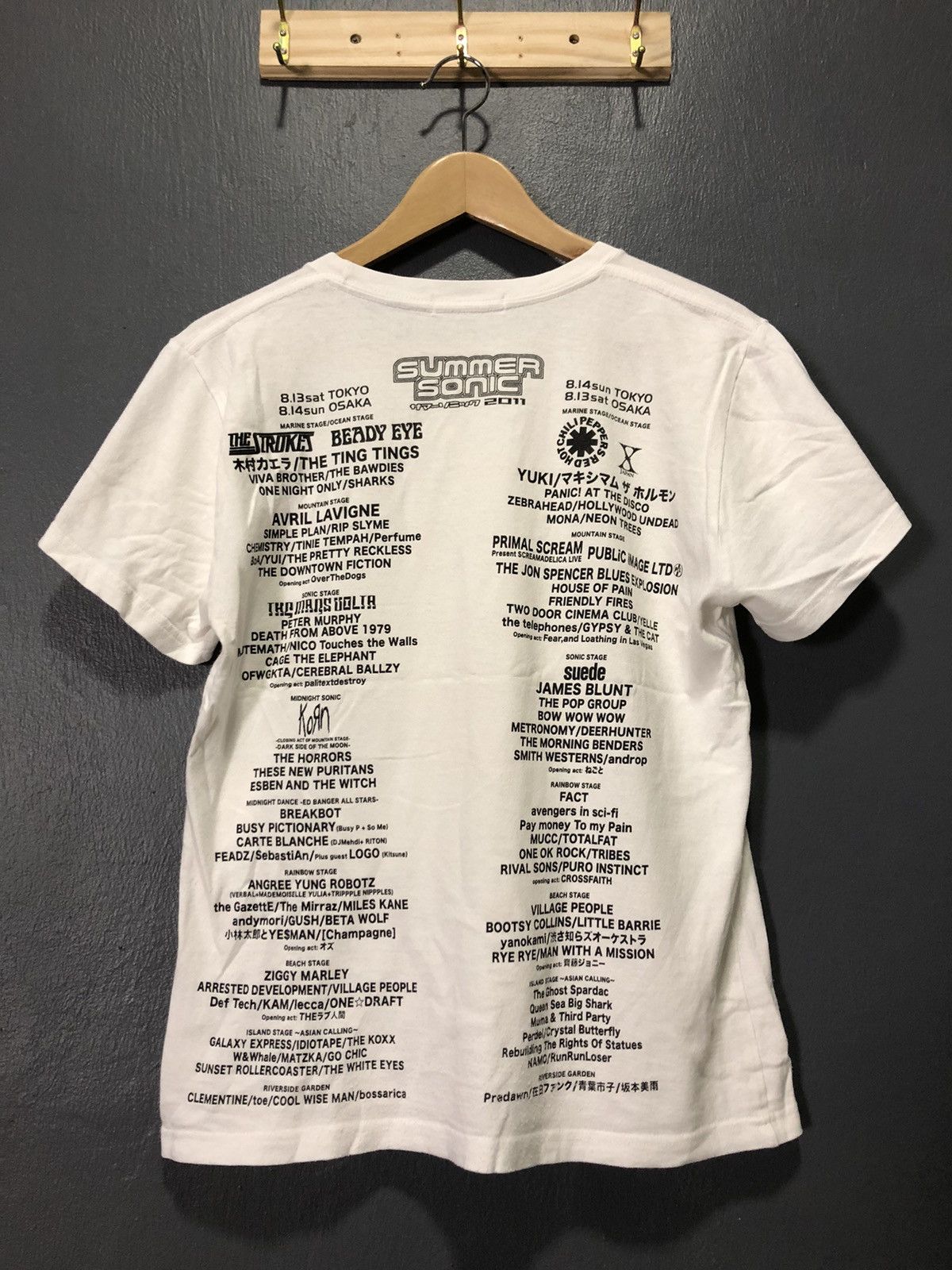 Band Tees VINTAGE SUMMER SONIC 2011 TOUR JAPAN TOKYO OSAKA SHIRT Size US S / EU 44-46 / 1 - 1 Thumbnail