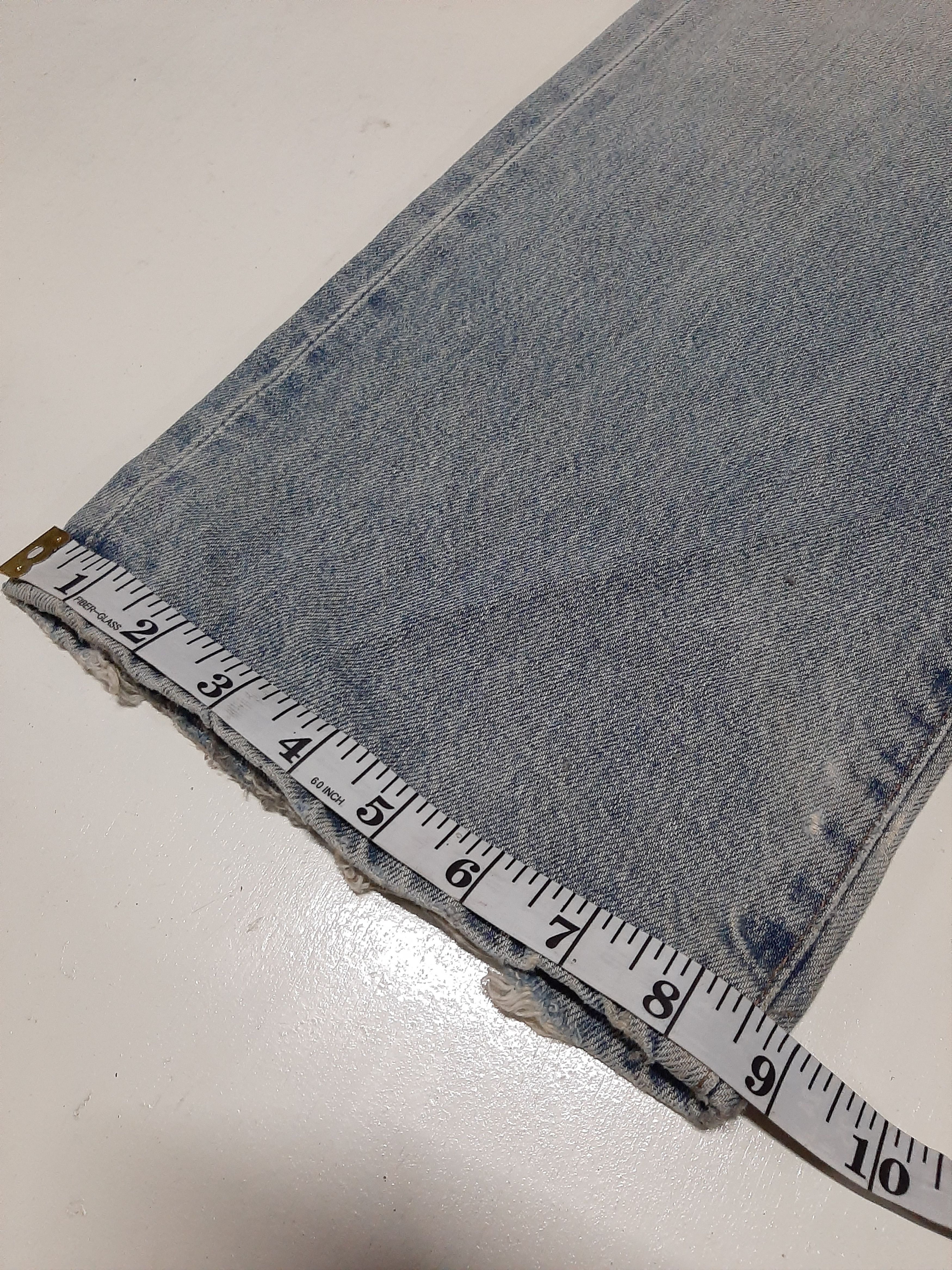 Vintage × Wrangler VINTAGE WRANGLER BLUE BELL DISTRESSED SELVEDGE DENIM Size US 30 / EU 46 - 20 Thumbnail