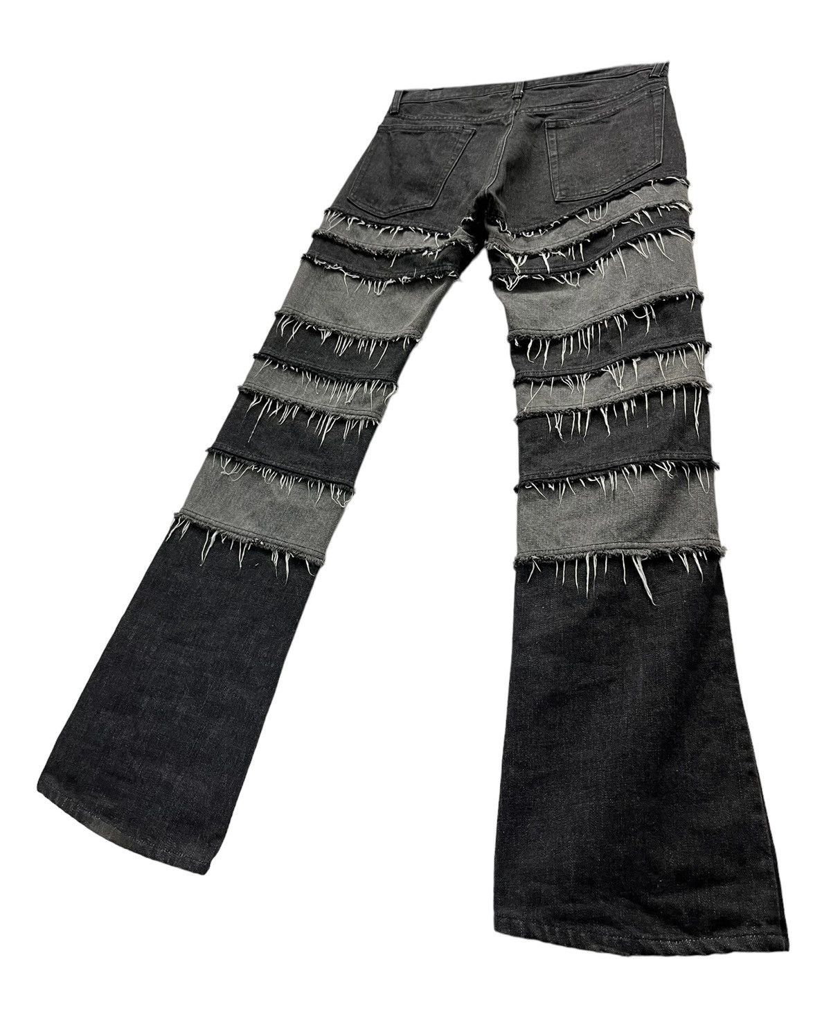 Japanese Brand FYE🔥Released Hem Panel Hagi Patchwork Vintage Flare Denim🔥 Size US 30 / EU 46 - 5 Thumbnail