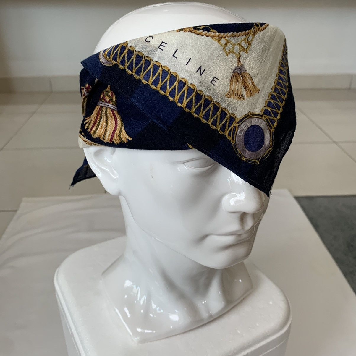 Celine celine bandana handkerchief neckerchief scarf Size ONE SIZE - 1 Thumbnail