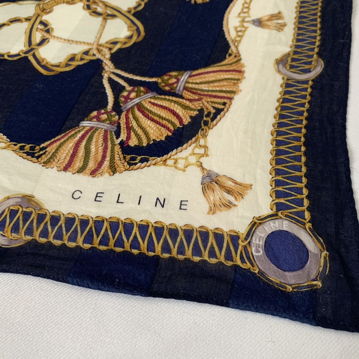 Celine celine bandana handkerchief neckerchief scarf Size ONE SIZE - 2 Thumbnail