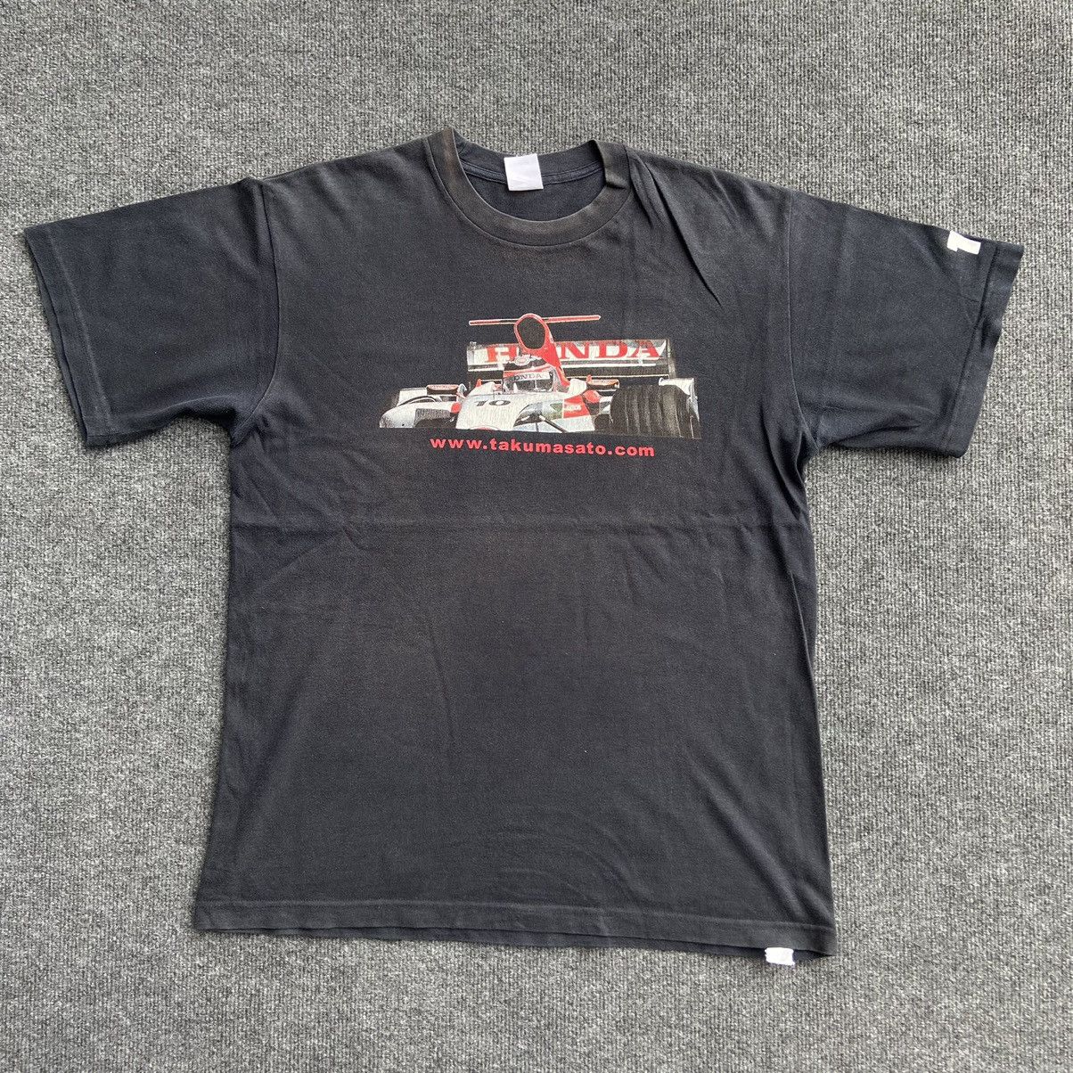 Japanese Brand HONDA Formula 1 Japanese Racing Style Tshirt Size US L / EU 52-54 / 3 - 1 Thumbnail