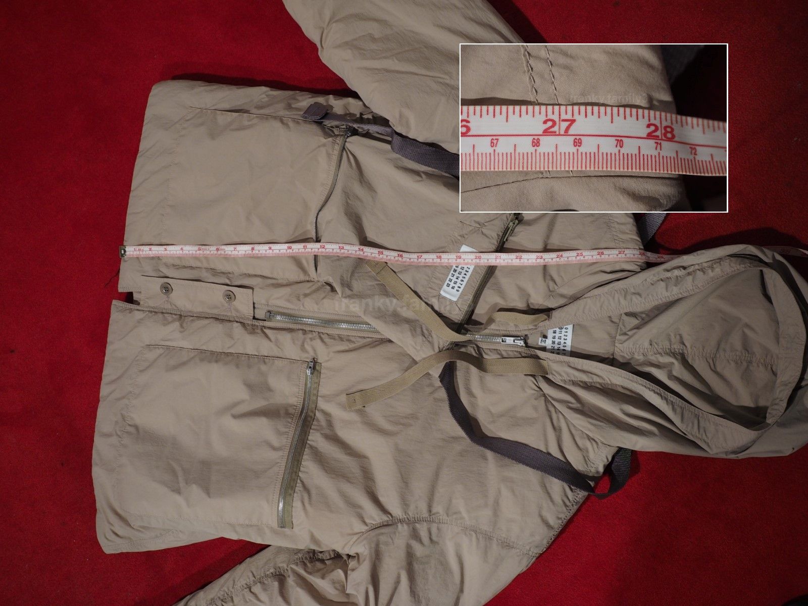Maison Margiela margiela nylon fabric recyled bomber packable pocket . Size US L / EU 52-54 / 3 - 19 Thumbnail