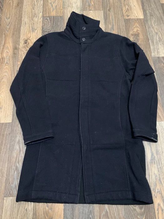 image of Number N Ine Number (N)Ine Wool Peacoat in Black, Men's (Size Small)