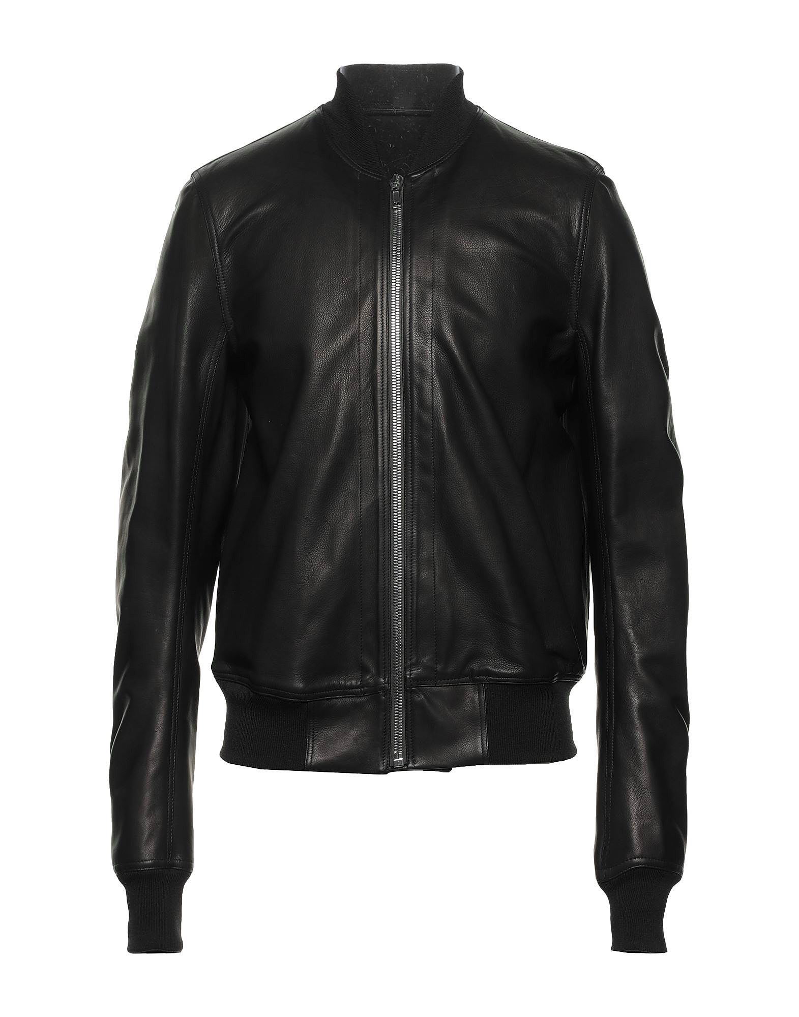 Rick Owens Leather Jacket in Black Size US M / EU 48-50 / 2 - 1 Thumbnail