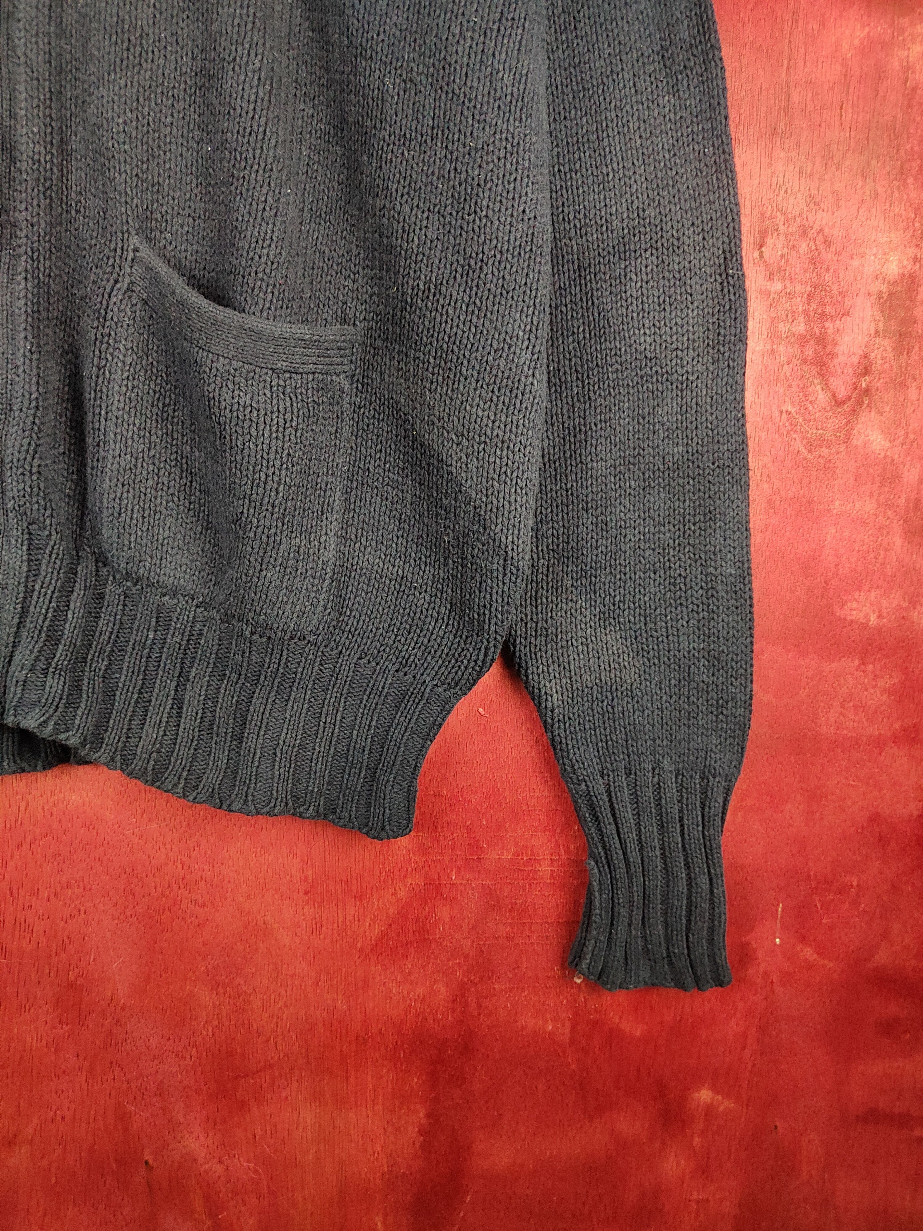 Polo Ralph Lauren Polo by Ralph Lauren Dark Blue Knitwear Cardigan #189B Size US M / EU 48-50 / 2 - 7 Thumbnail