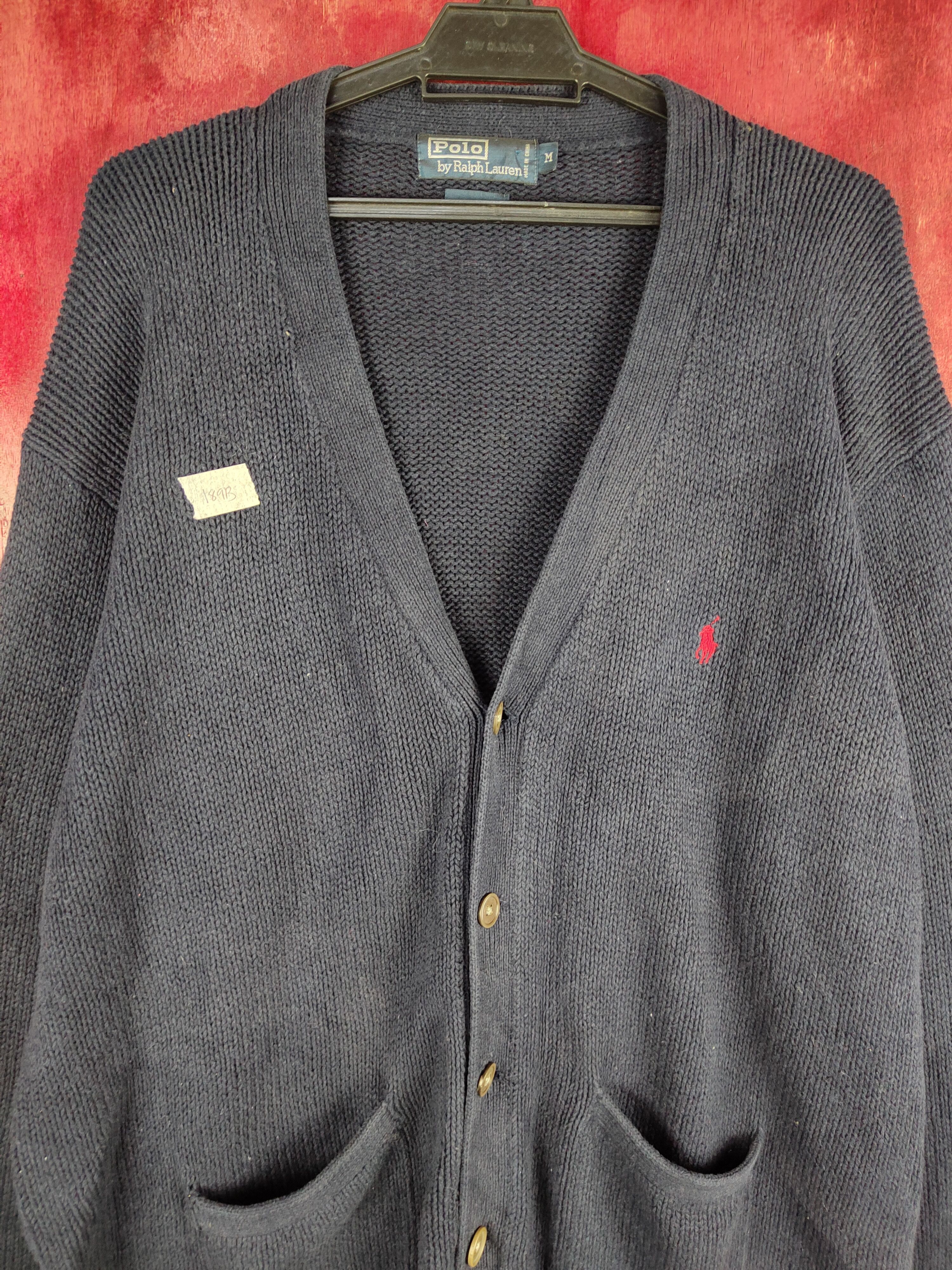 Polo Ralph Lauren Polo by Ralph Lauren Dark Blue Knitwear Cardigan #189B Size US M / EU 48-50 / 2 - 2 Thumbnail