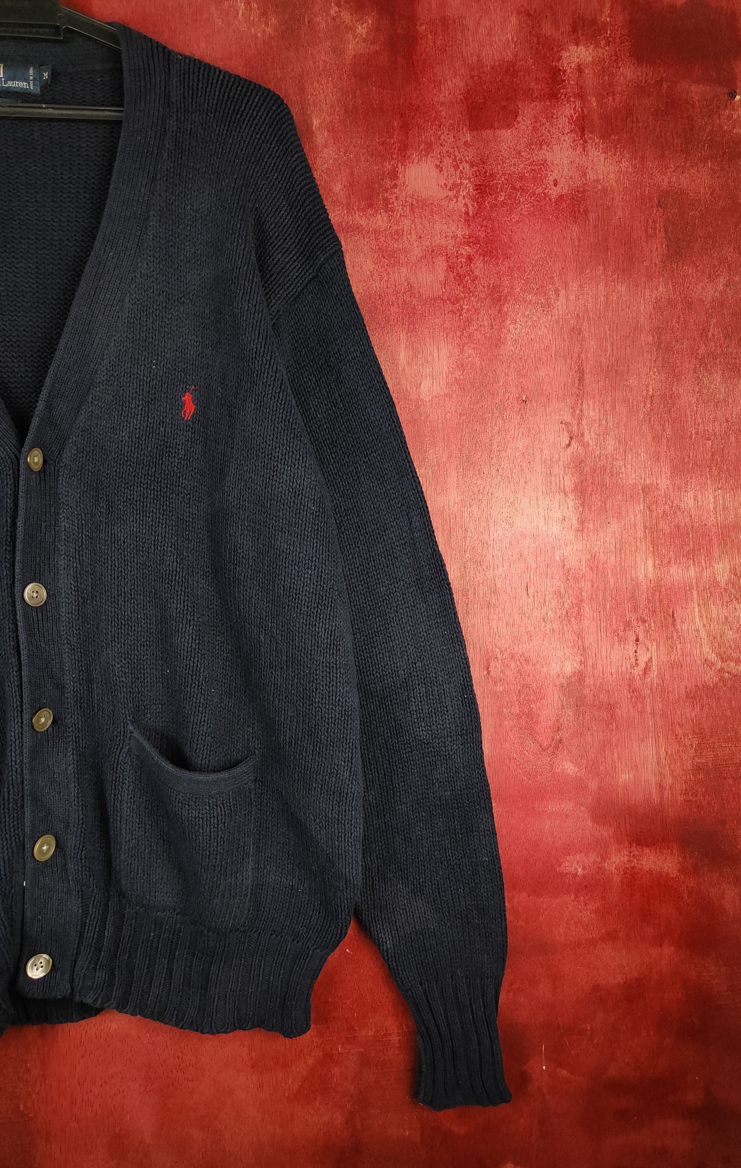 Polo Ralph Lauren Polo by Ralph Lauren Dark Blue Knitwear Cardigan #189B Size US M / EU 48-50 / 2 - 6 Thumbnail