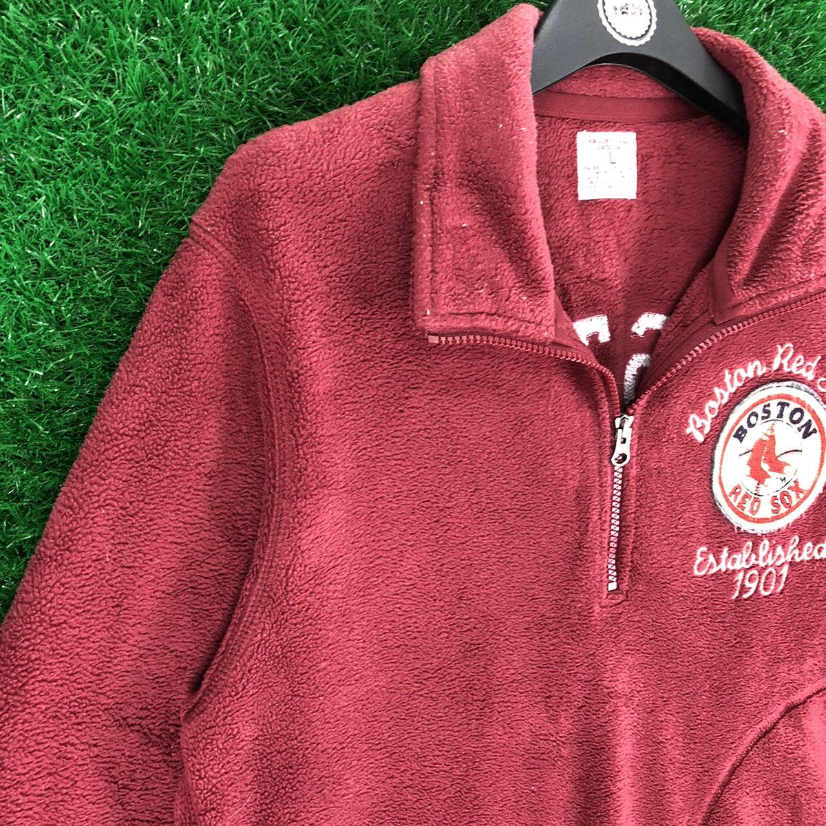 Uniqlo Uniqlo x MLB Boston 1901 Red Sox Fleece Sweater Pullover Size US M / EU 48-50 / 2 - 5 Thumbnail