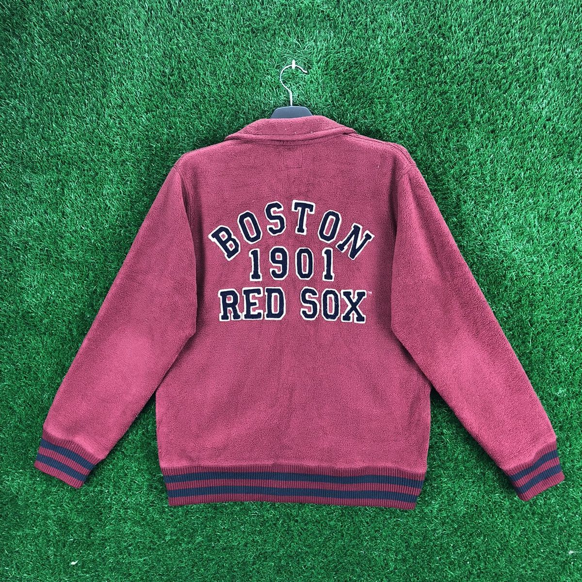 Uniqlo Uniqlo x MLB Boston 1901 Red Sox Fleece Sweater Pullover Size US M / EU 48-50 / 2 - 1 Thumbnail