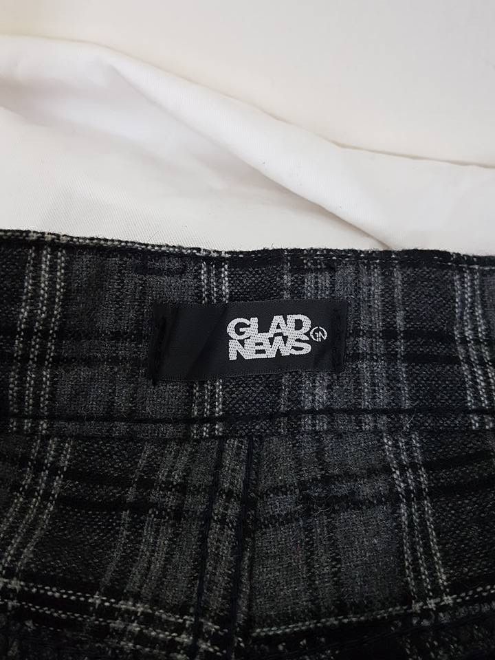 Japanese Brand Japanese Glad News Wool Blend Ankle Thigh Zipper Pants Size US 30 / EU 46 - 16 Thumbnail