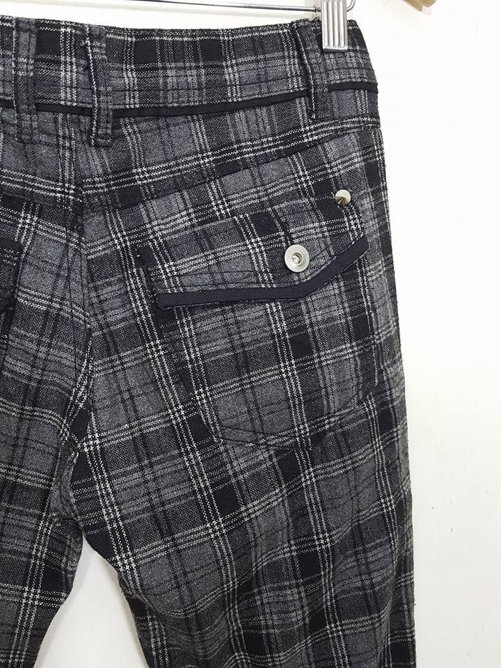Japanese Brand Japanese Glad News Wool Blend Ankle Thigh Zipper Pants Size US 30 / EU 46 - 6 Thumbnail
