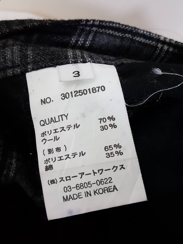 Japanese Brand Japanese Glad News Wool Blend Ankle Thigh Zipper Pants Size US 30 / EU 46 - 17 Thumbnail