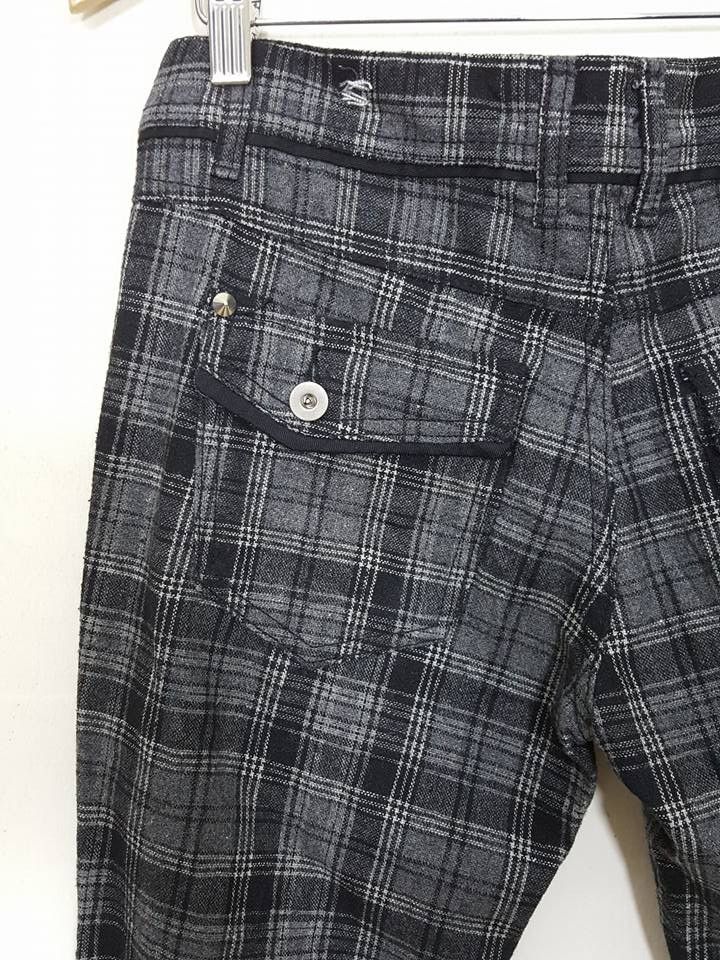 Japanese Brand Japanese Glad News Wool Blend Ankle Thigh Zipper Pants Size US 30 / EU 46 - 7 Thumbnail