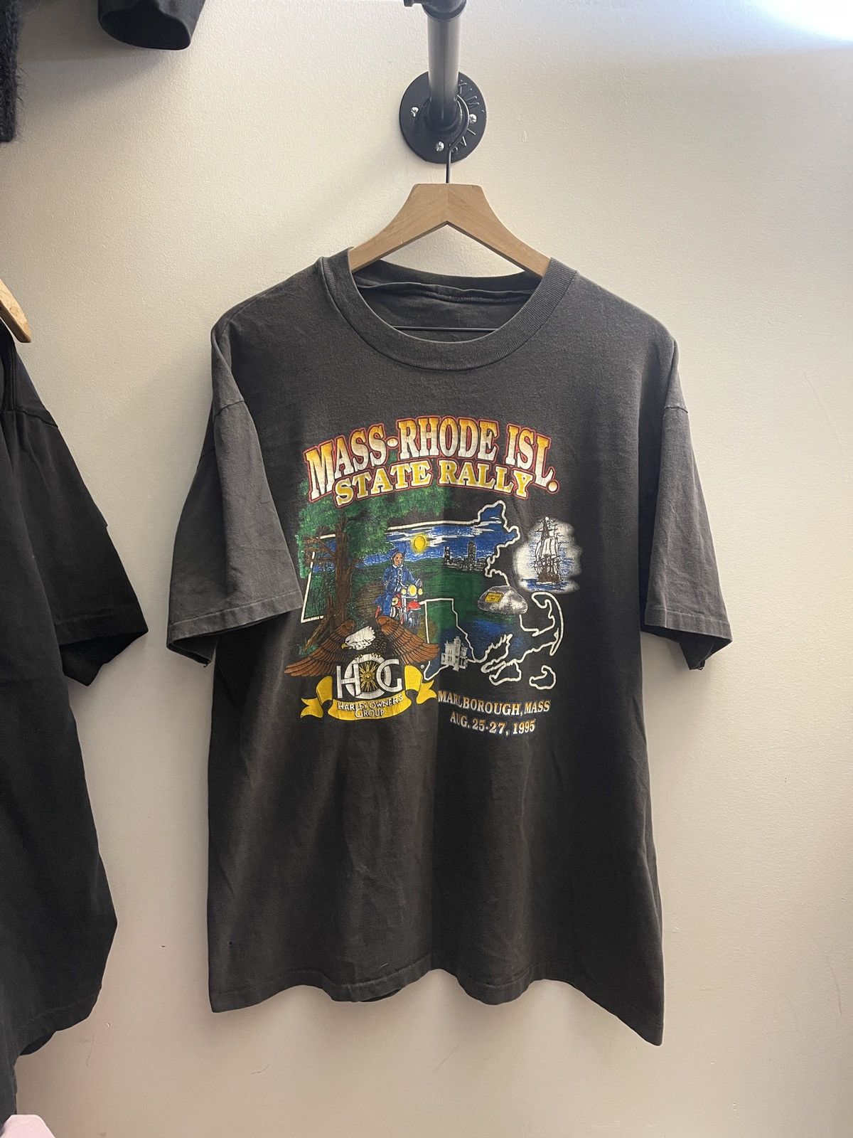 Harley Davidson Faded Harley Owners Group Shirt ERD Grunge Chrome Biker WCC Size US XL / EU 56 / 4 - 1 Thumbnail