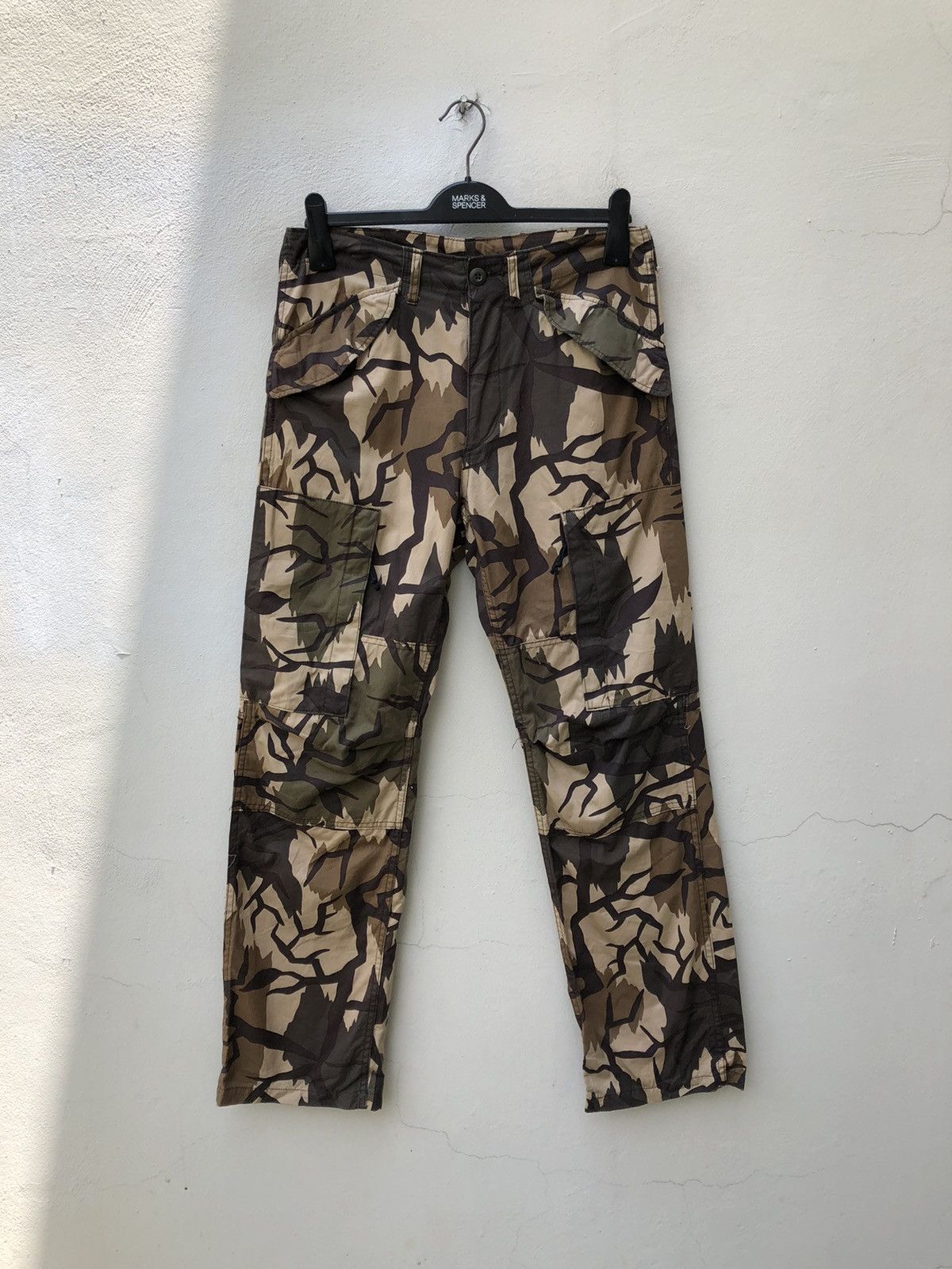 Vintage Slap Shot Japan Camouflage Cargo Trouser Size US 31 - 6 Thumbnail