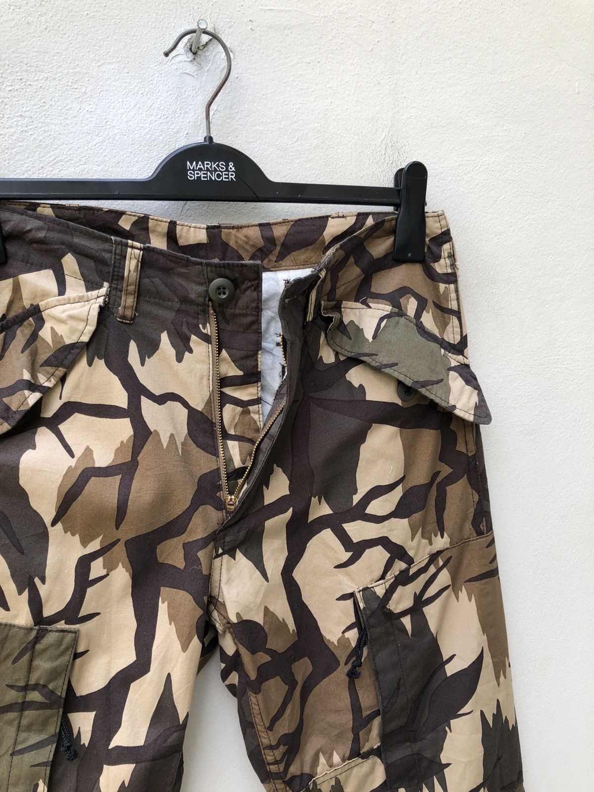 Vintage Slap Shot Japan Camouflage Cargo Trouser Size US 31 - 10 Thumbnail