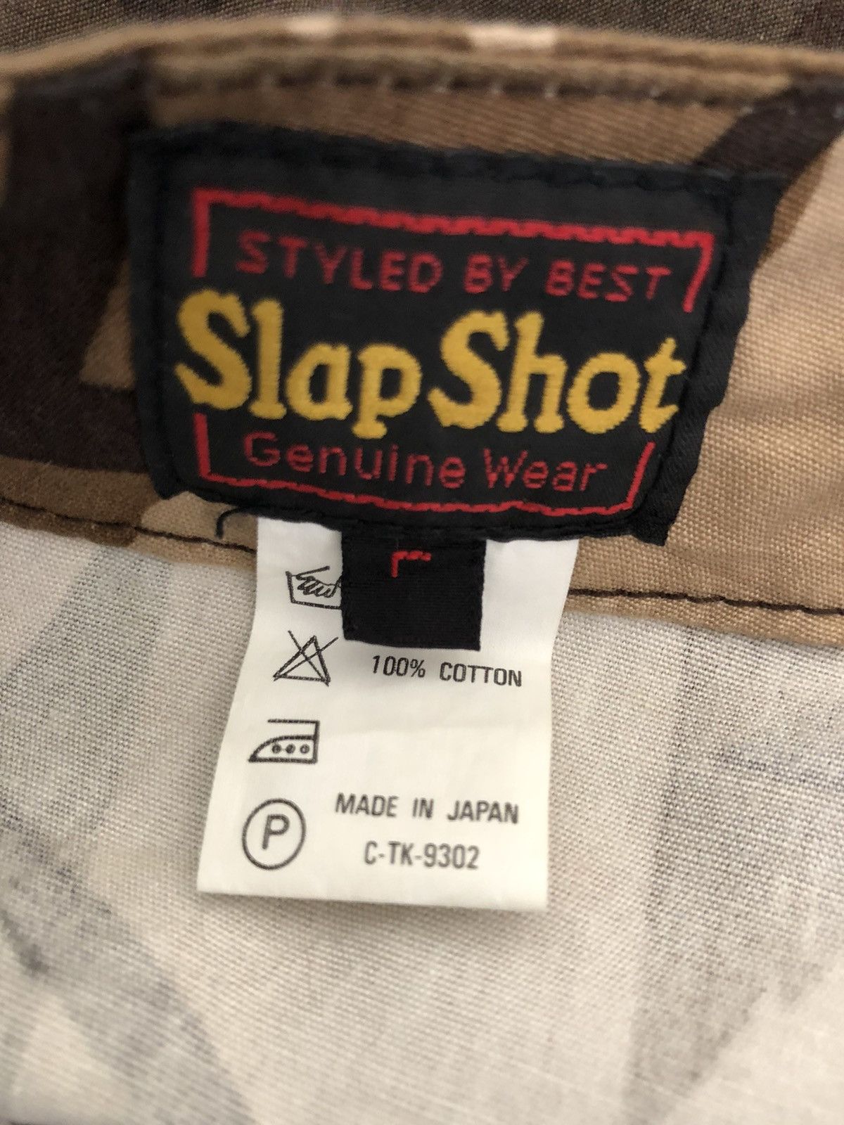 Vintage Slap Shot Japan Camouflage Cargo Trouser Size US 31 - 22 Thumbnail
