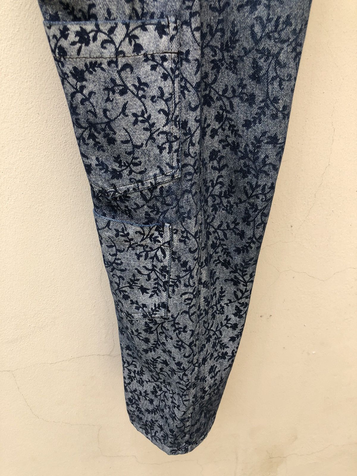 Beams Japan Vintage GIGANT Japan 11 Pocket Floral Denim Cropped Jeans Size US 28 / EU 44 - 24 Thumbnail