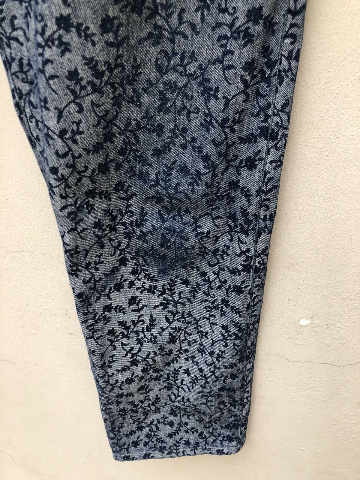 Beams Japan Vintage GIGANT Japan 11 Pocket Floral Denim Cropped Jeans Size US 28 / EU 44 - 13 Thumbnail