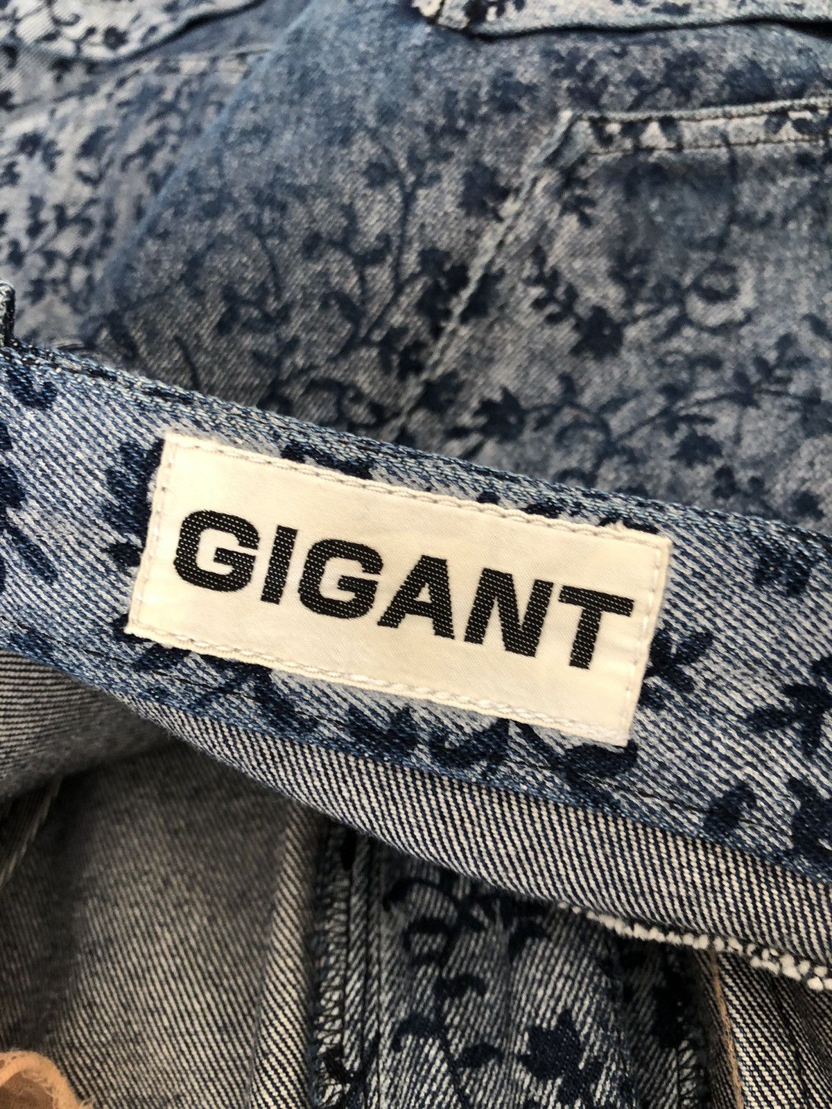 Beams Japan Vintage GIGANT Japan 11 Pocket Floral Denim Cropped Jeans Size US 28 / EU 44 - 25 Thumbnail