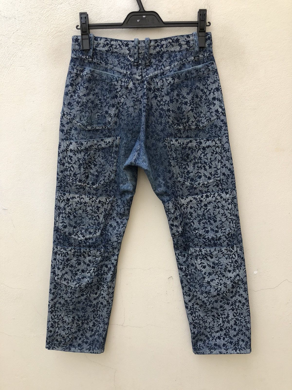 Beams Japan Vintage GIGANT Japan 11 Pocket Floral Denim Cropped Jeans Size US 28 / EU 44 - 14 Thumbnail