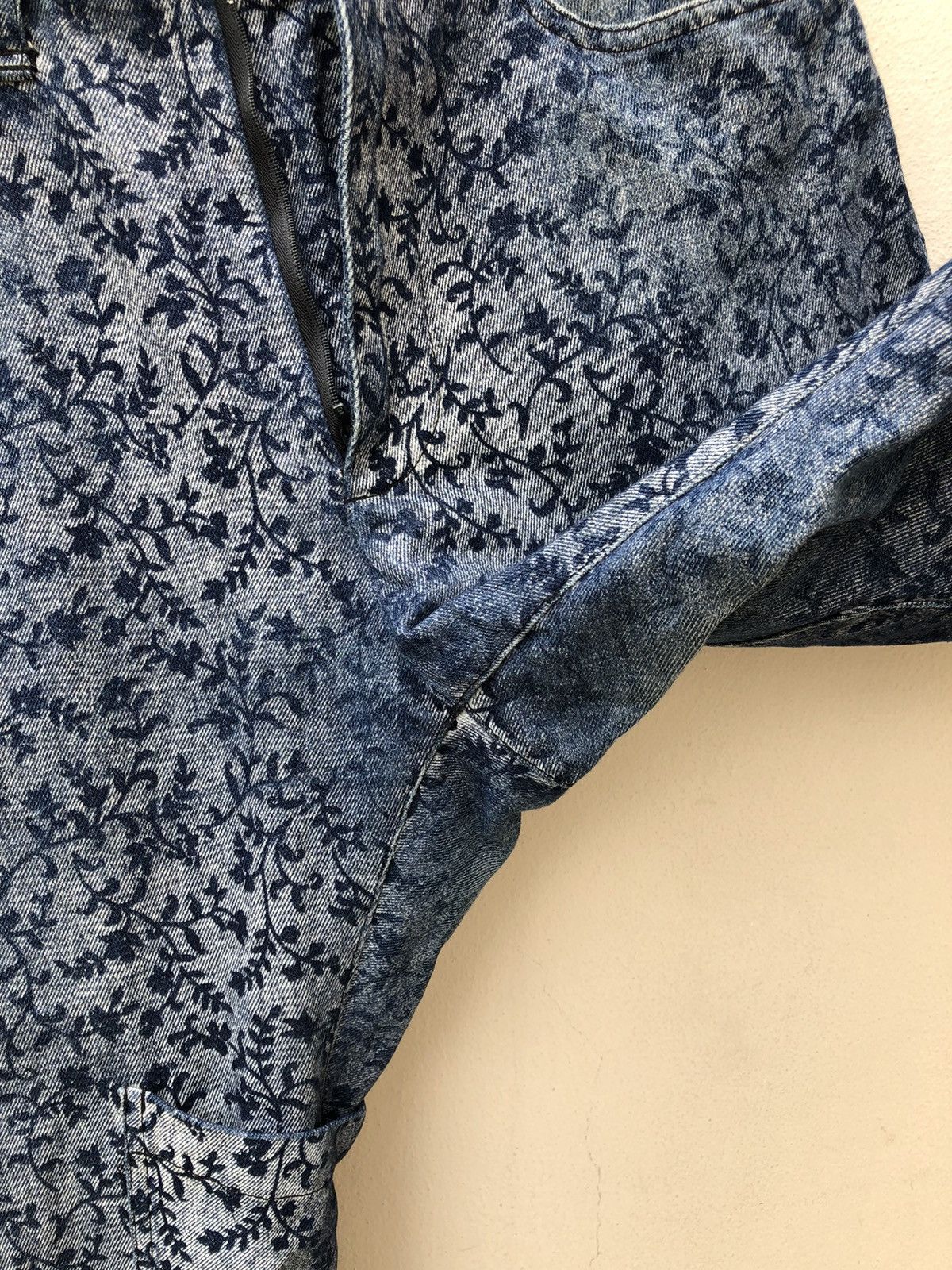 Beams Japan Vintage GIGANT Japan 11 Pocket Floral Denim Cropped Jeans Size US 28 / EU 44 - 11 Thumbnail
