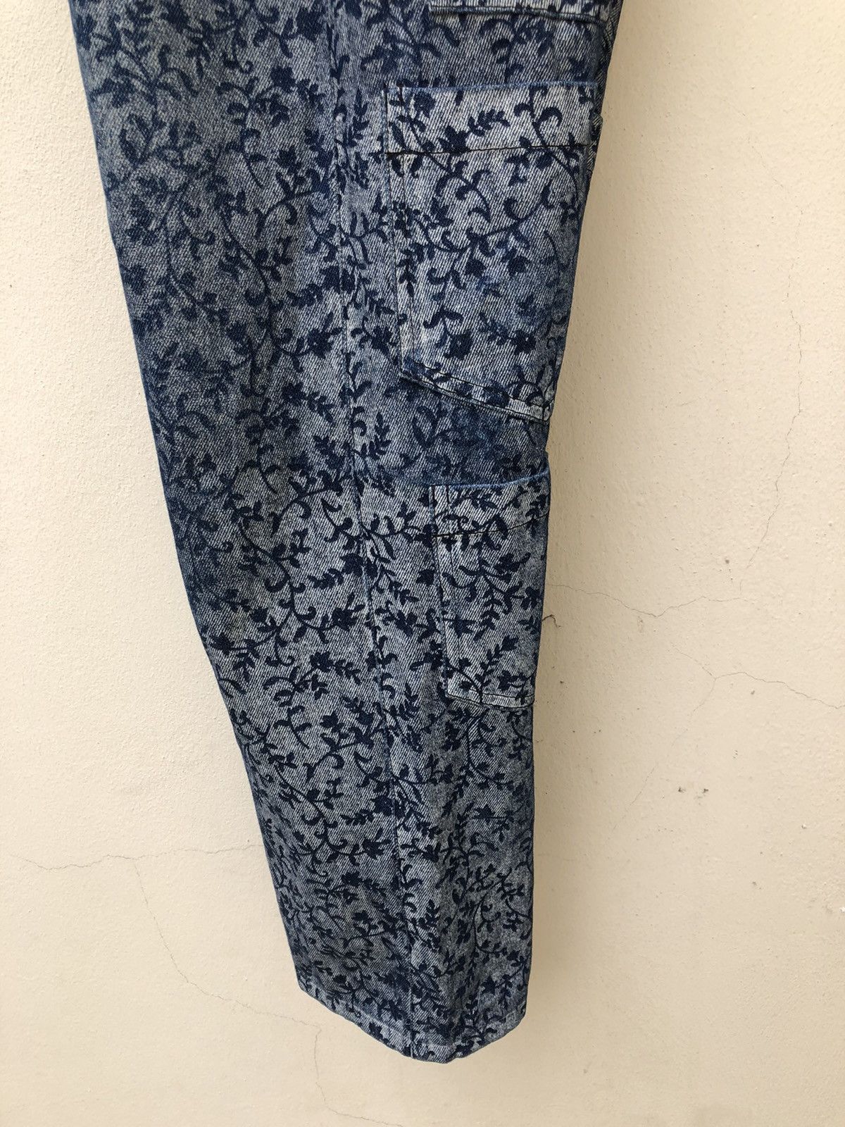 Beams Japan Vintage GIGANT Japan 11 Pocket Floral Denim Cropped Jeans Size US 28 / EU 44 - 21 Thumbnail