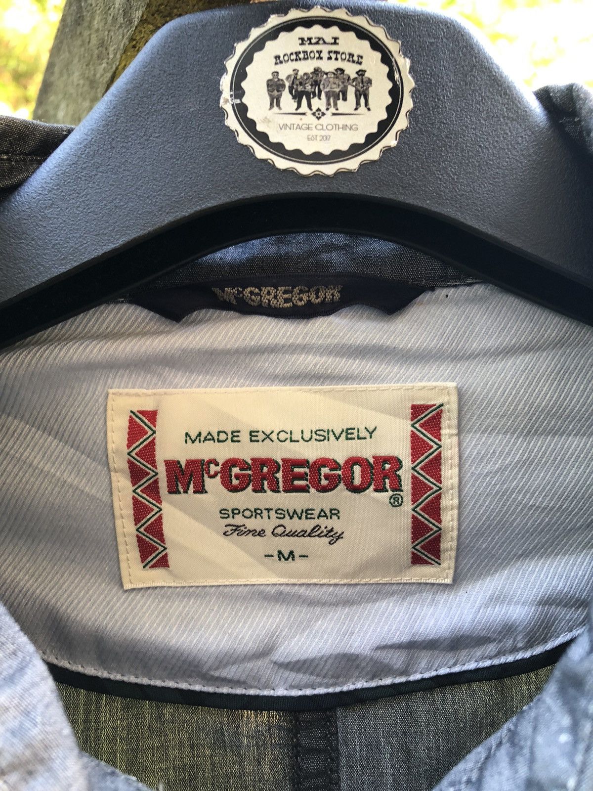 McGregor Vintage 90's Mcgregor Chambray Jacket Size US M / EU 48-50 / 2 - 16 Thumbnail