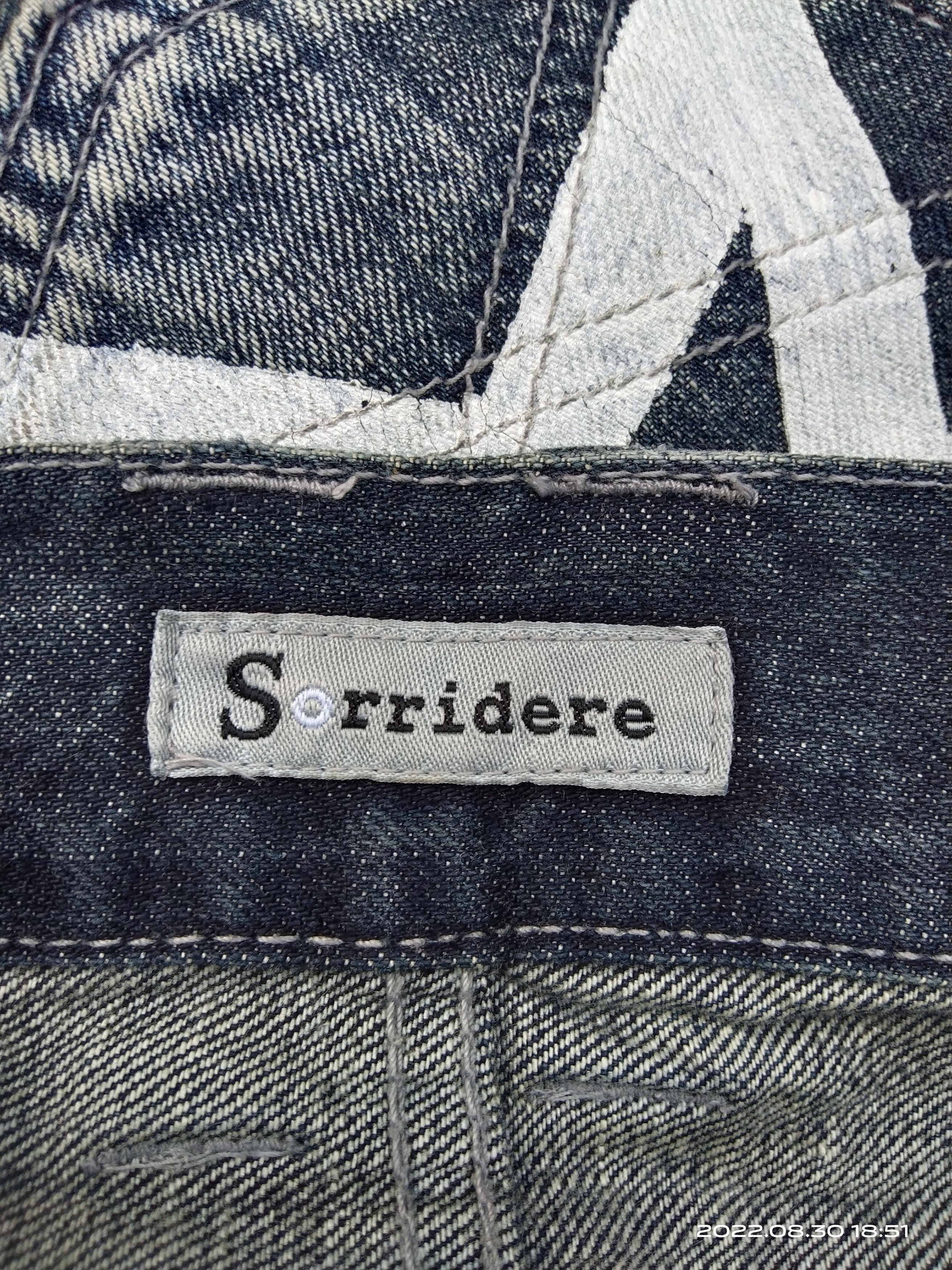 Japanese Brand SUPER SICK CROSSBONE SORRIDERE DENIM PANTS Size US 31 - 7 Thumbnail