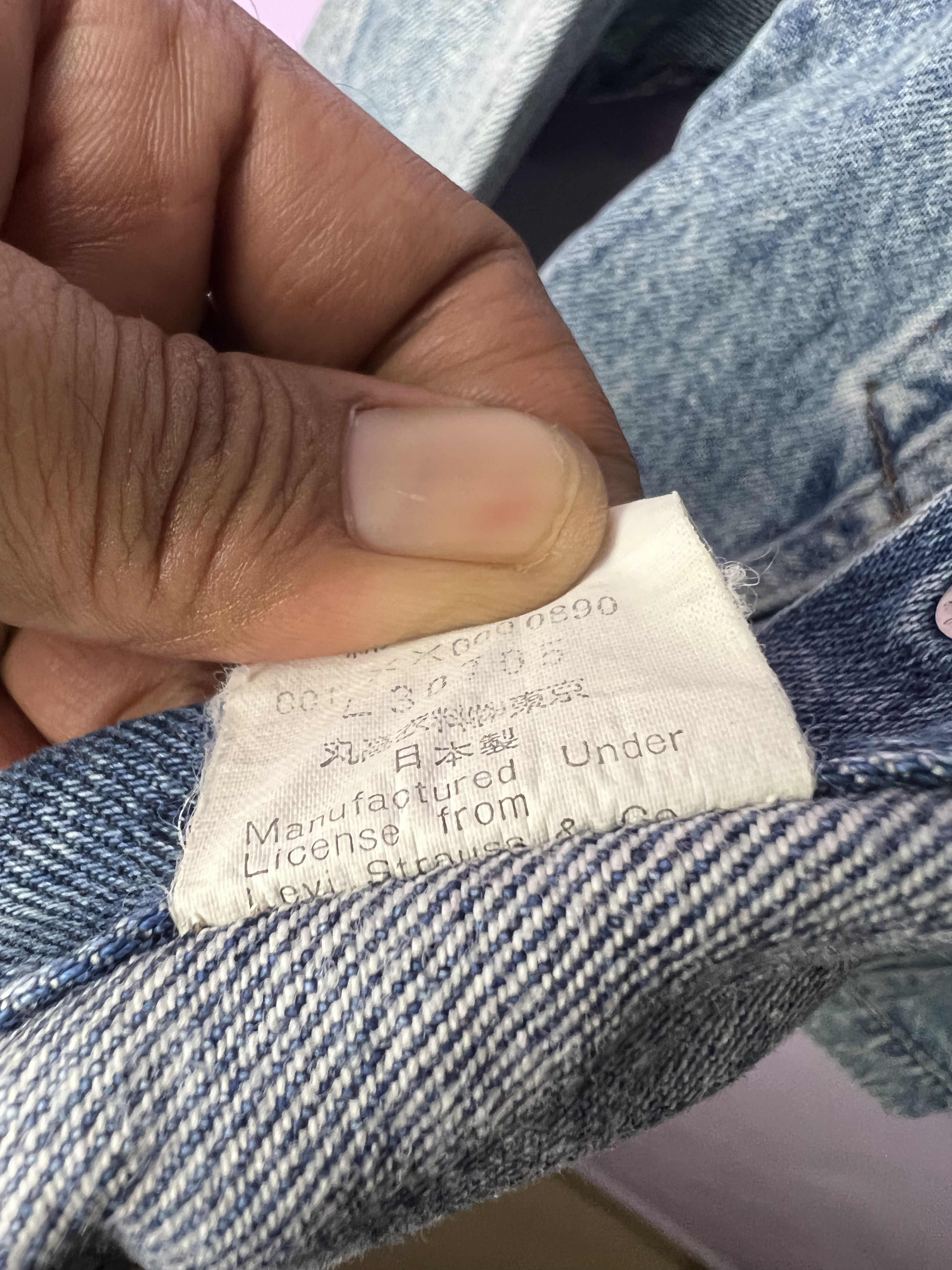 Levi's 🔥Crashed Vintage Levis Denim Trucker Size S / US 4 / IT 40 - 20 Thumbnail