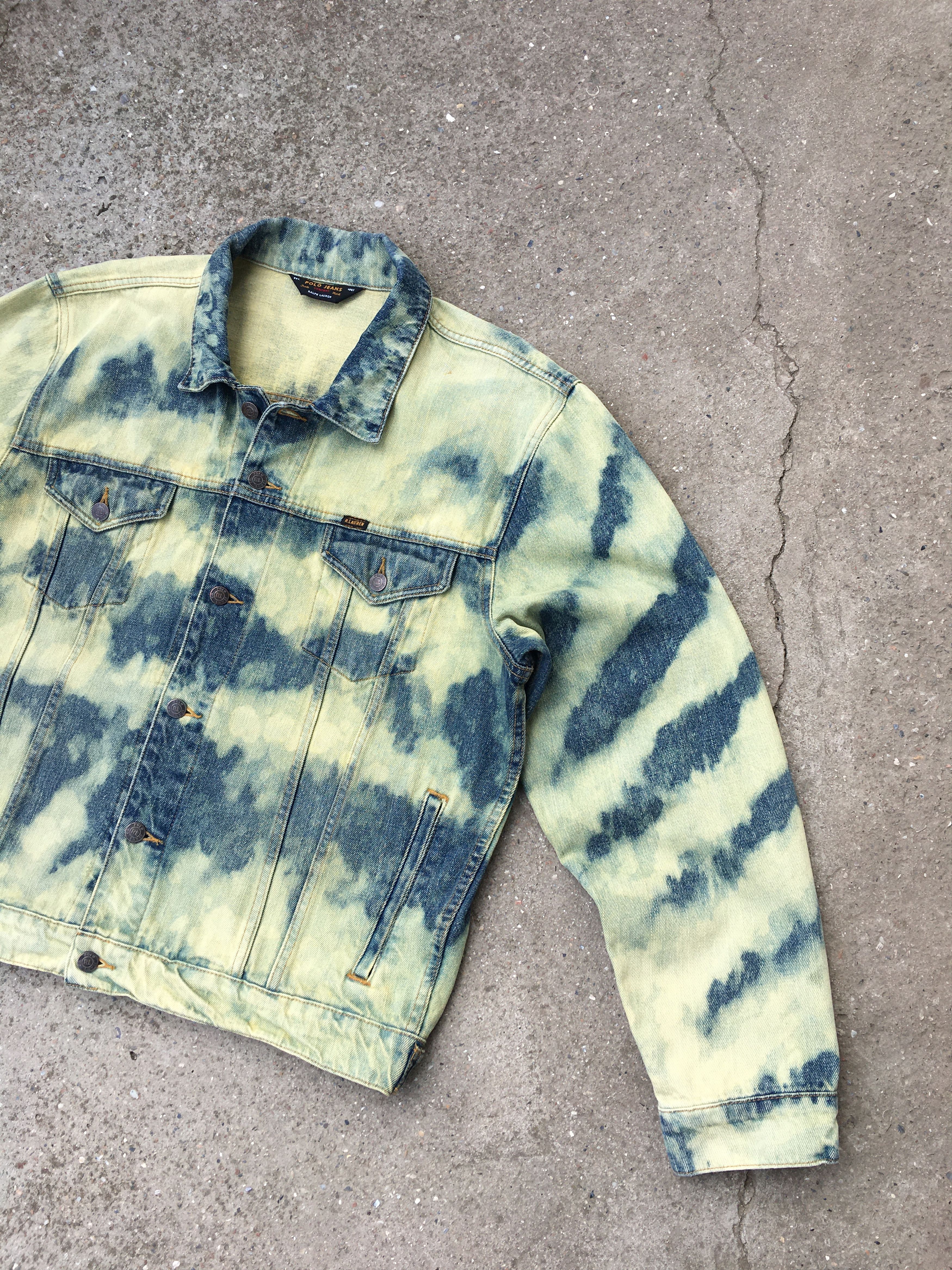 Polo Ralph Lauren × Vintage Polo Jeans Company Ralph Lauren Custom Dyed Denim Jacket Size US M / EU 48-50 / 2 - 5 Thumbnail