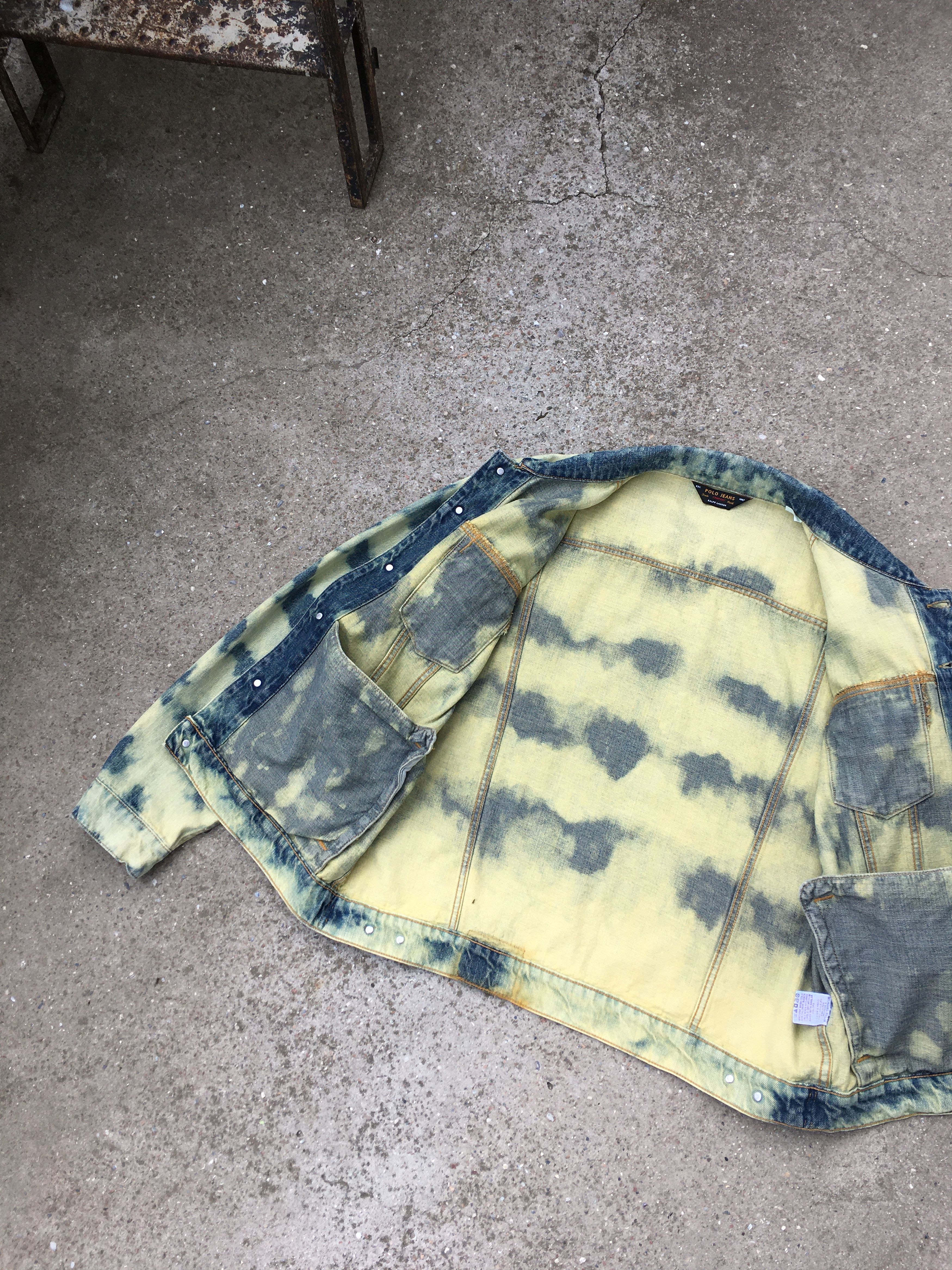 Polo Ralph Lauren × Vintage Polo Jeans Company Ralph Lauren Custom Dyed Denim Jacket Size US M / EU 48-50 / 2 - 7 Thumbnail