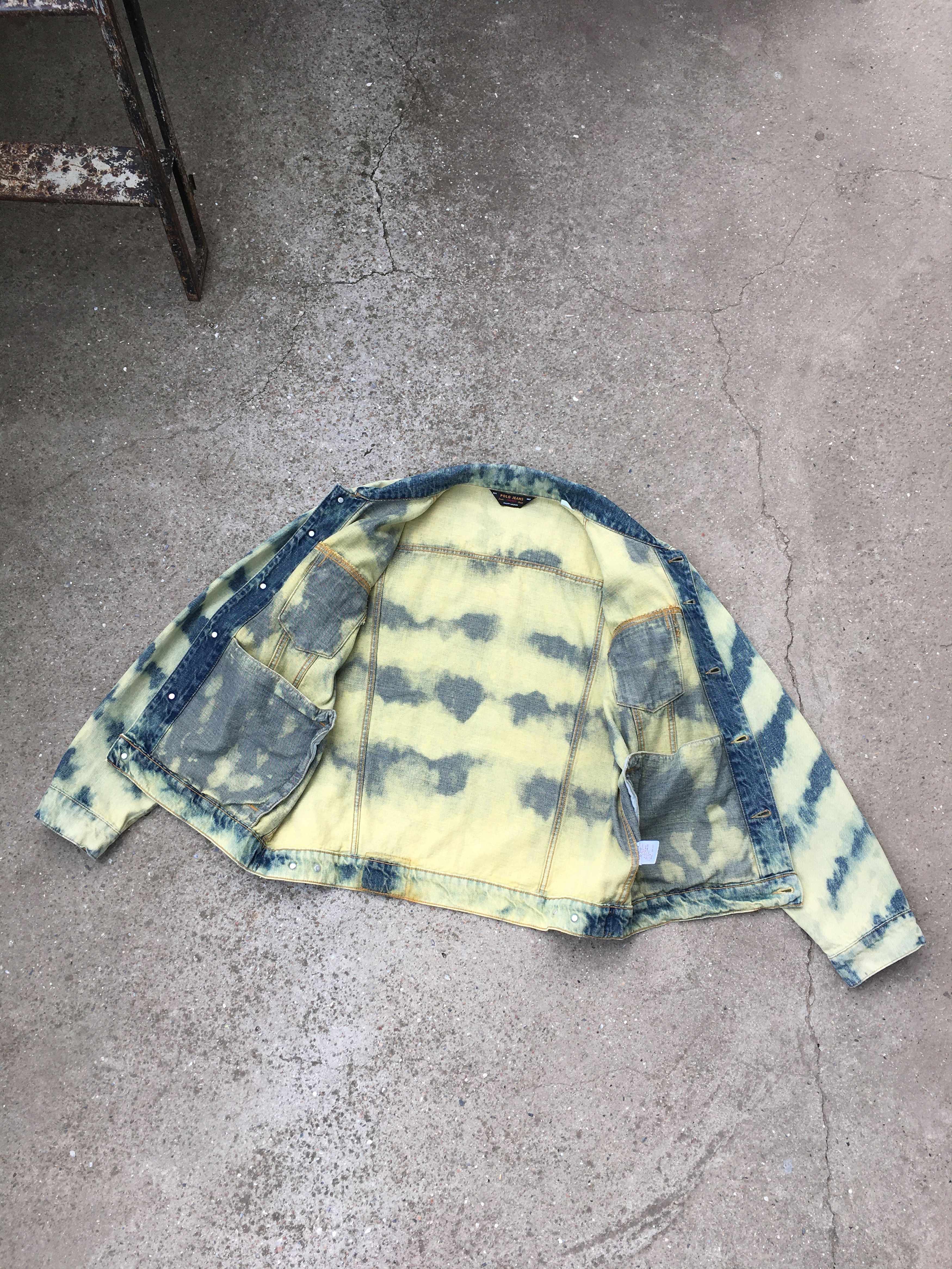 Polo Ralph Lauren × Vintage Polo Jeans Company Ralph Lauren Custom Dyed Denim Jacket Size US M / EU 48-50 / 2 - 3 Thumbnail