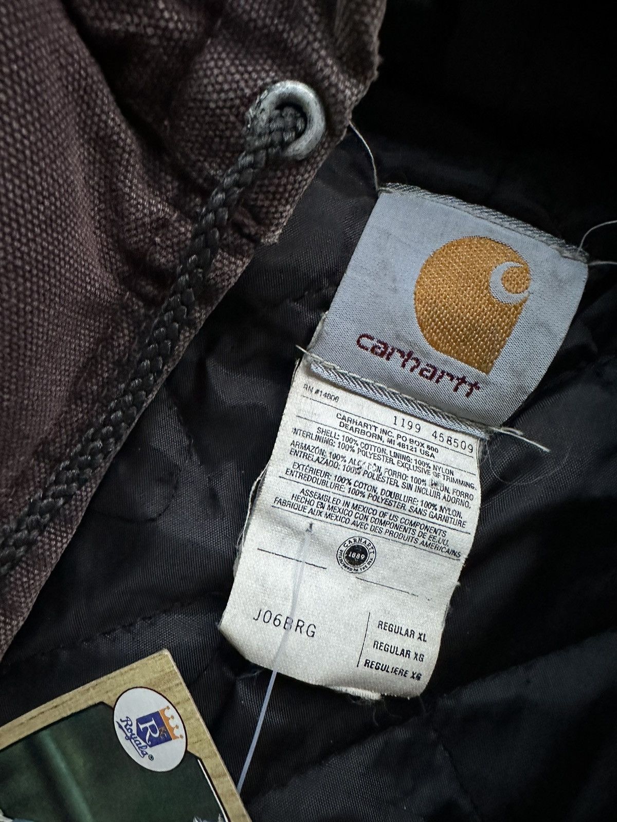 Carhartt Vintage distressed & painted deep purple Carhartt Size US XL / EU 56 / 4 - 5 Thumbnail