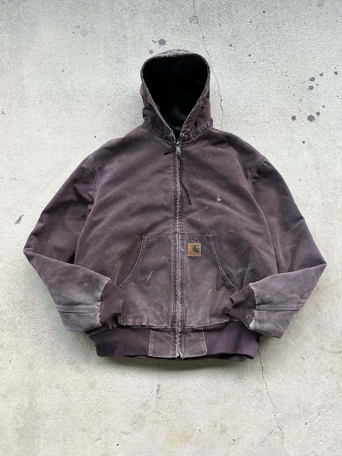 Carhartt Vintage distressed & painted deep purple Carhartt Size US XL / EU 56 / 4 - 1 Thumbnail
