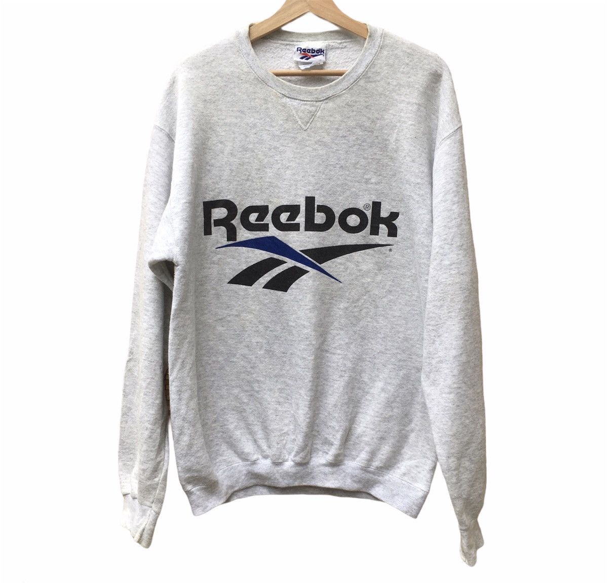 Reebok × Vintage Vintage Reebok Sweatshirt Big Logo Size US M / EU 48-50 / 2 - 1 Thumbnail