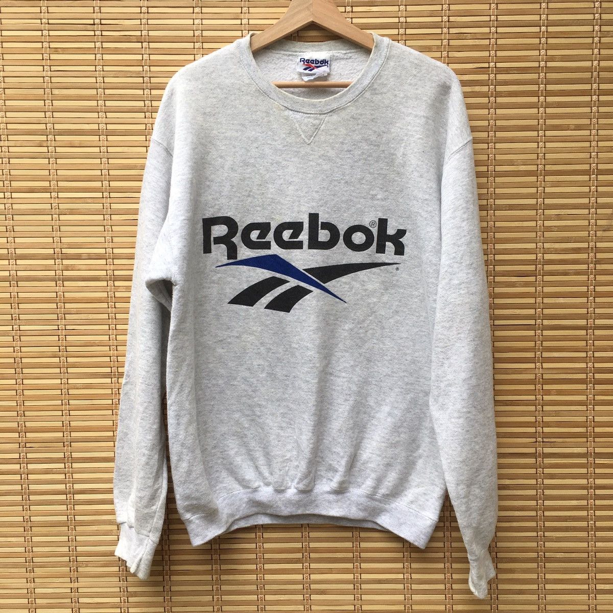 Reebok × Vintage Vintage Reebok Sweatshirt Big Logo Size US M / EU 48-50 / 2 - 2 Thumbnail