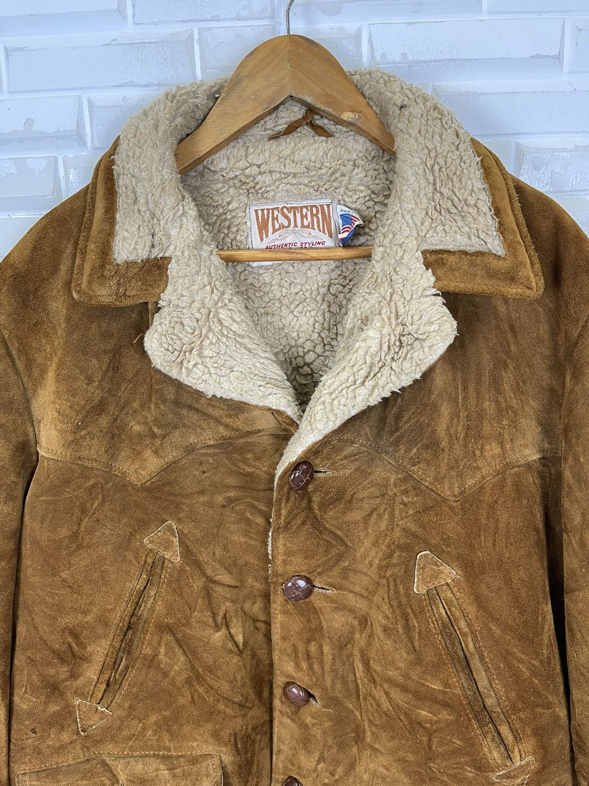 Schott ❌LAST CALL🔥Vintage1980 COWHIDE WESTERN SCHOTT NYC SUEDE Size US M / EU 48-50 / 2 - 3 Thumbnail