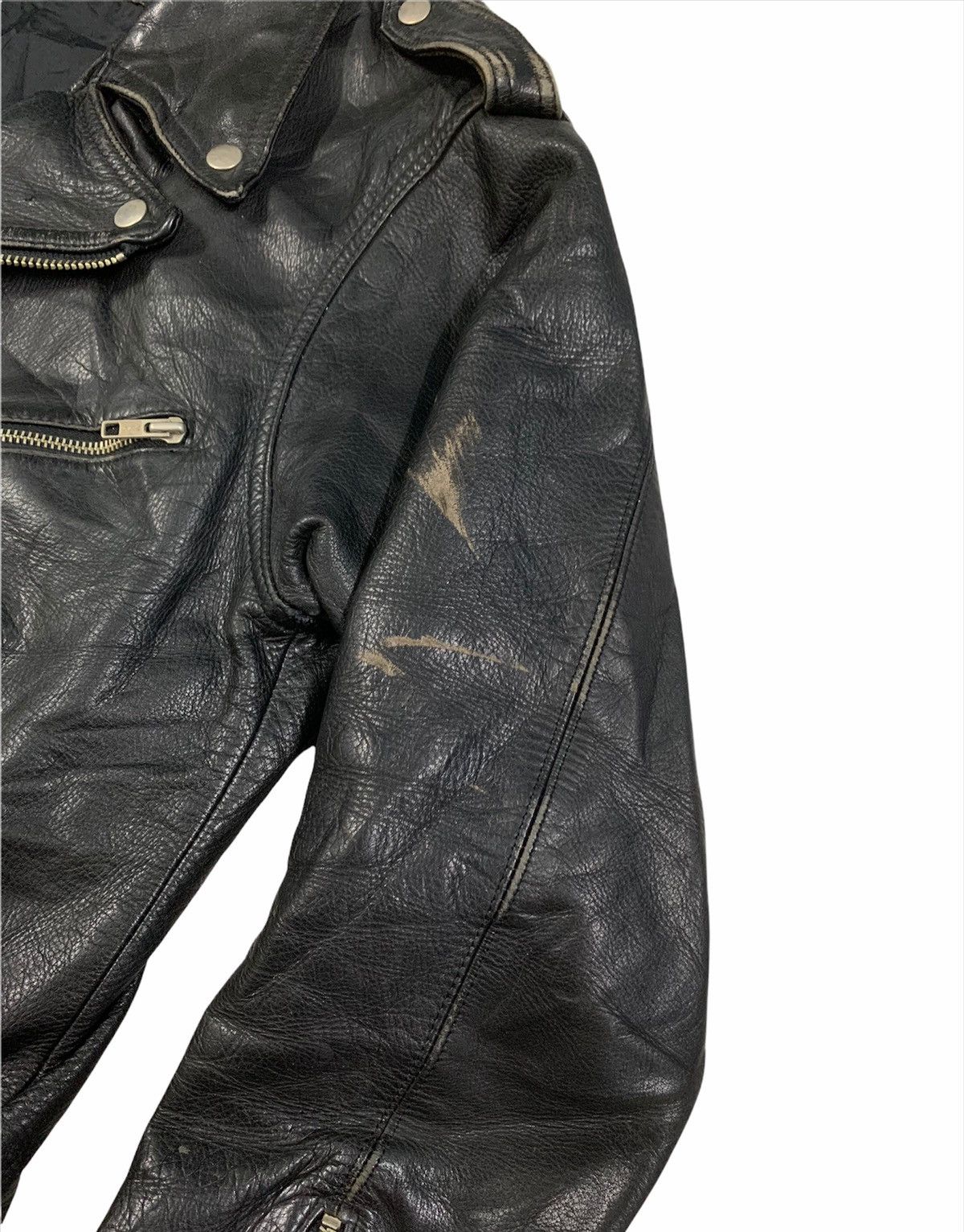 Seditionaries RARE ‼️ 80s Punk Schott Perfecto Cowhide Leather Jacket Size US M / EU 48-50 / 2 - 9 Thumbnail