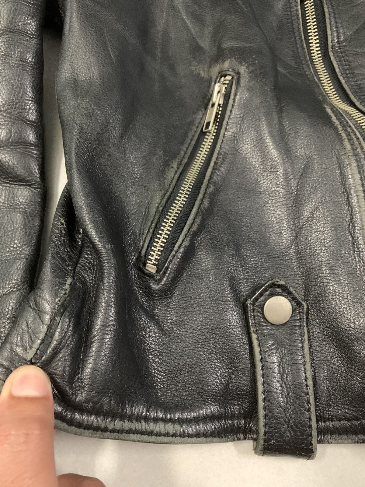 Seditionaries RARE ‼️ 80s Punk Schott Perfecto Cowhide Leather Jacket Size US M / EU 48-50 / 2 - 7 Thumbnail