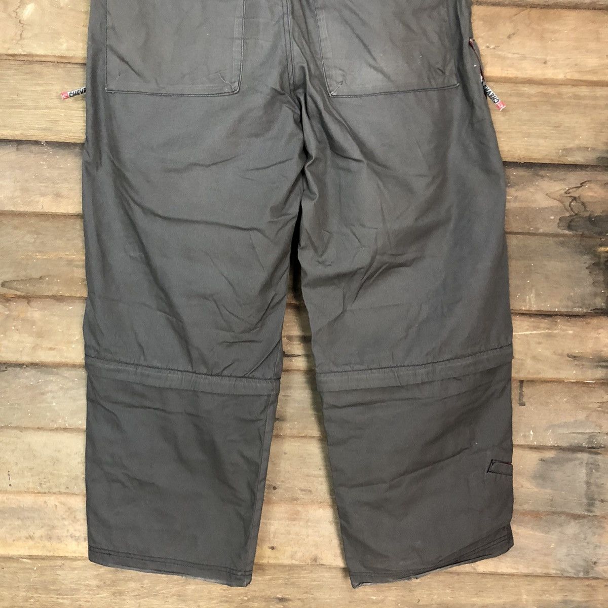 Faded Glory × Japanese Brand Chevre Grey Multipocket hiking track Cargo Pants #3776 Size US 35 - 12 Thumbnail