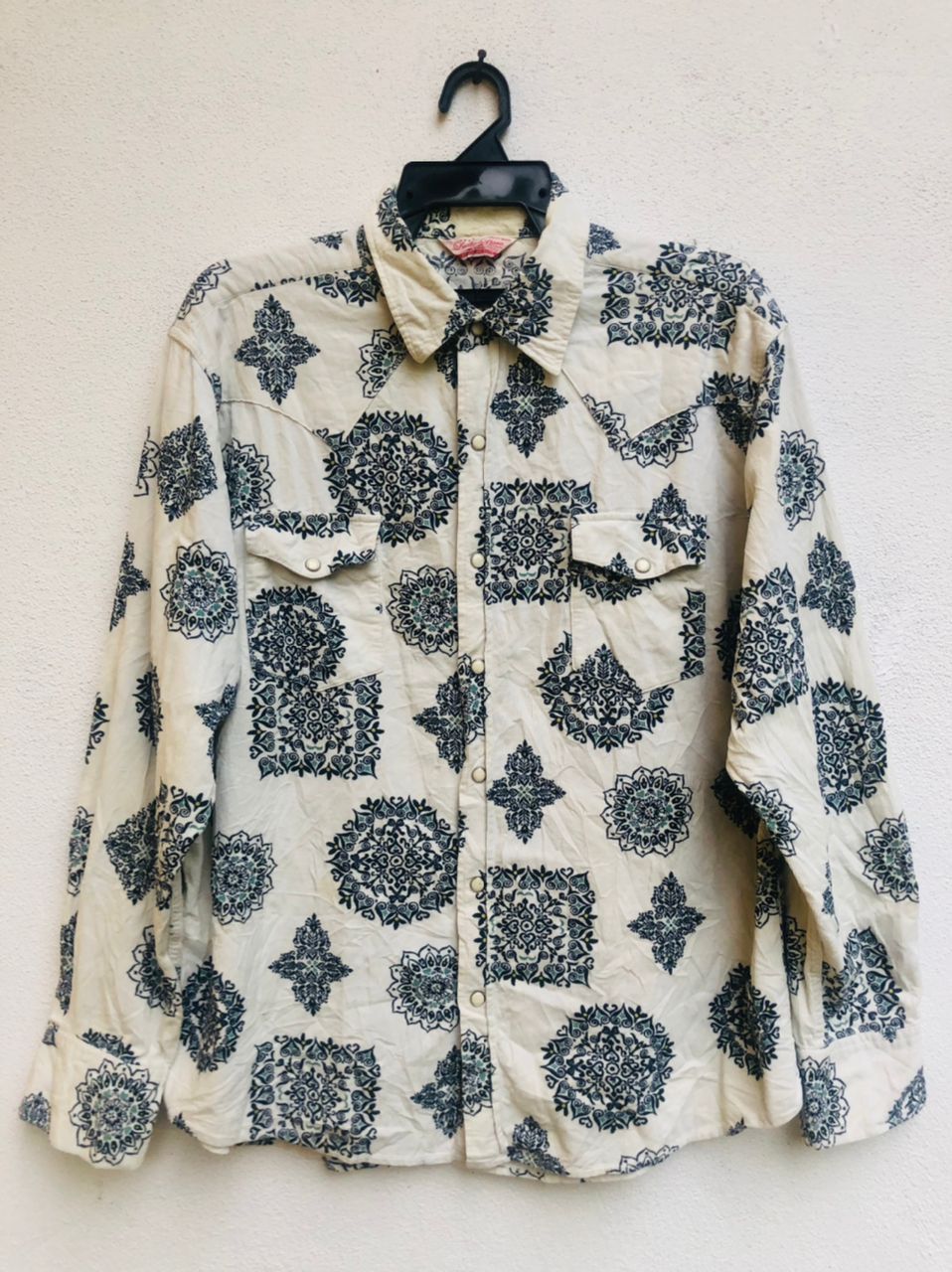 Japanese Brand × Vintage Vintage Japanese Designer Fashion Style Long Sleeve Size US L / EU 52-54 / 3 - 1 Thumbnail