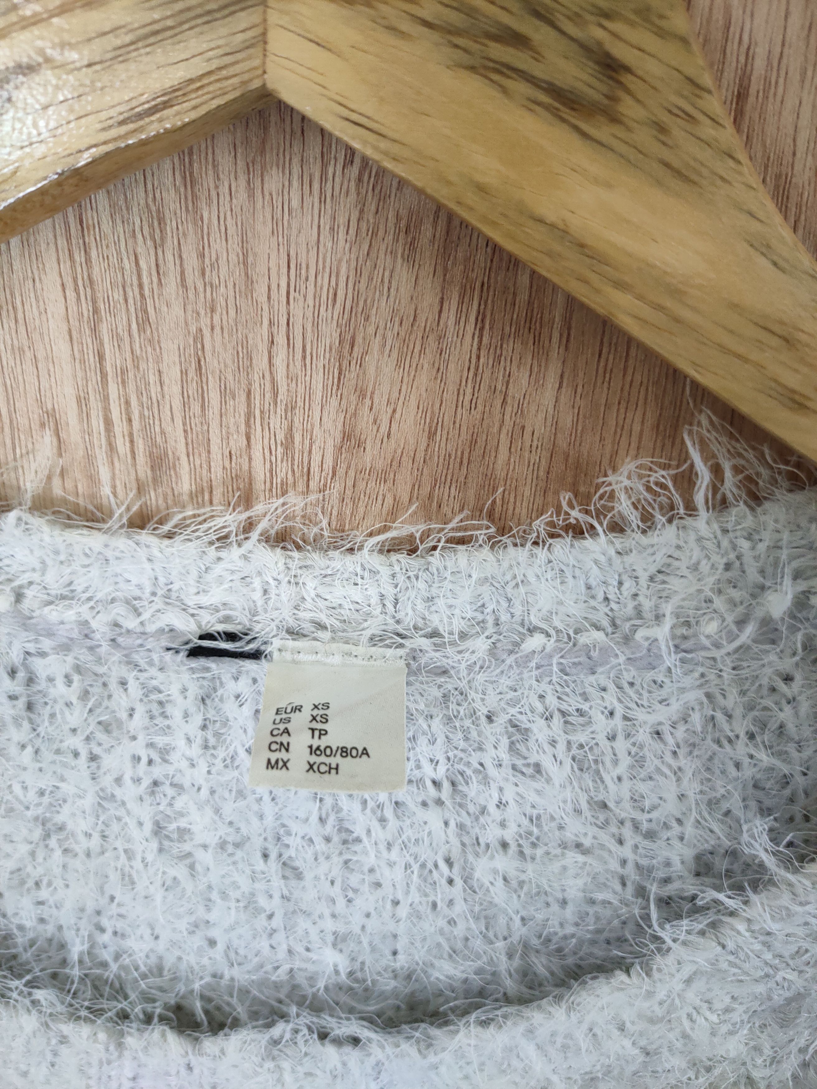 Homespun Knitwear D Japan xs knitwear mohair soft fur shag shaggy #46-468 Size US XS / EU 42 / 0 - 4 Thumbnail