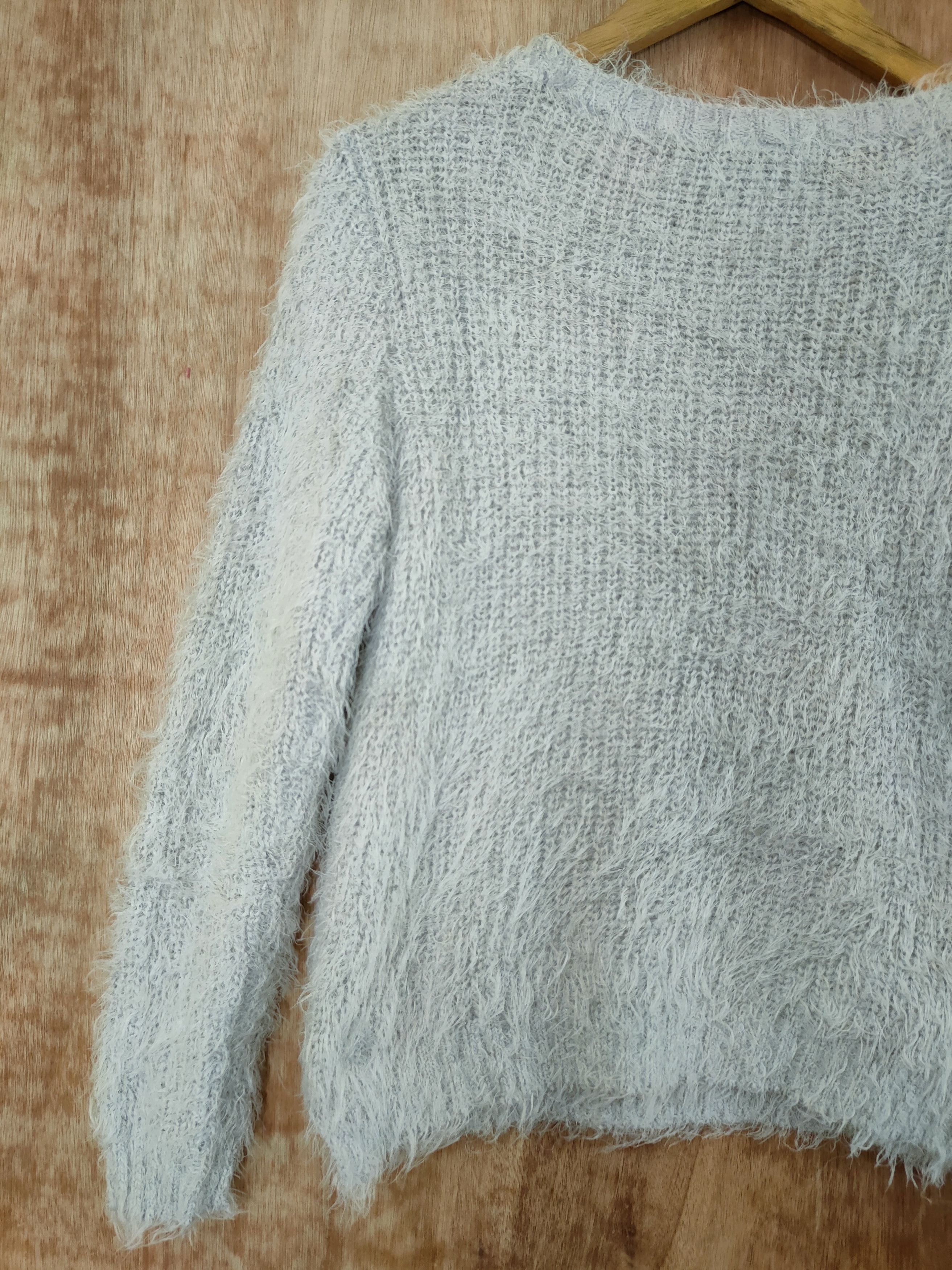 Homespun Knitwear D Japan xs knitwear mohair soft fur shag shaggy #46-468 Size US XS / EU 42 / 0 - 8 Thumbnail