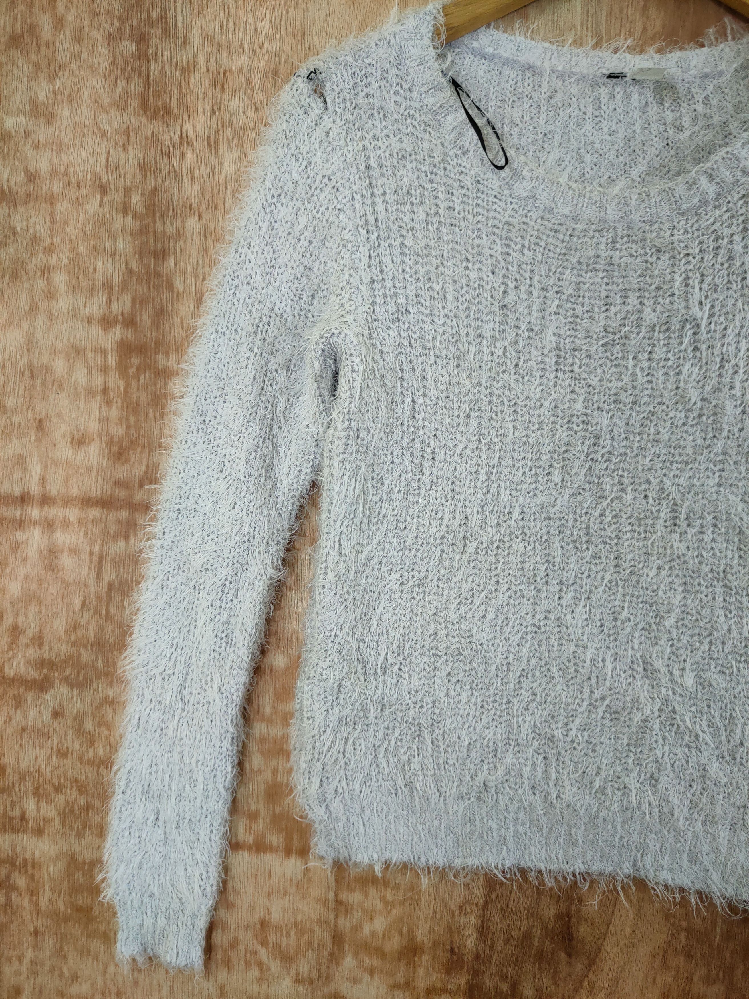 Homespun Knitwear D Japan xs knitwear mohair soft fur shag shaggy #46-468 Size US XS / EU 42 / 0 - 2 Thumbnail