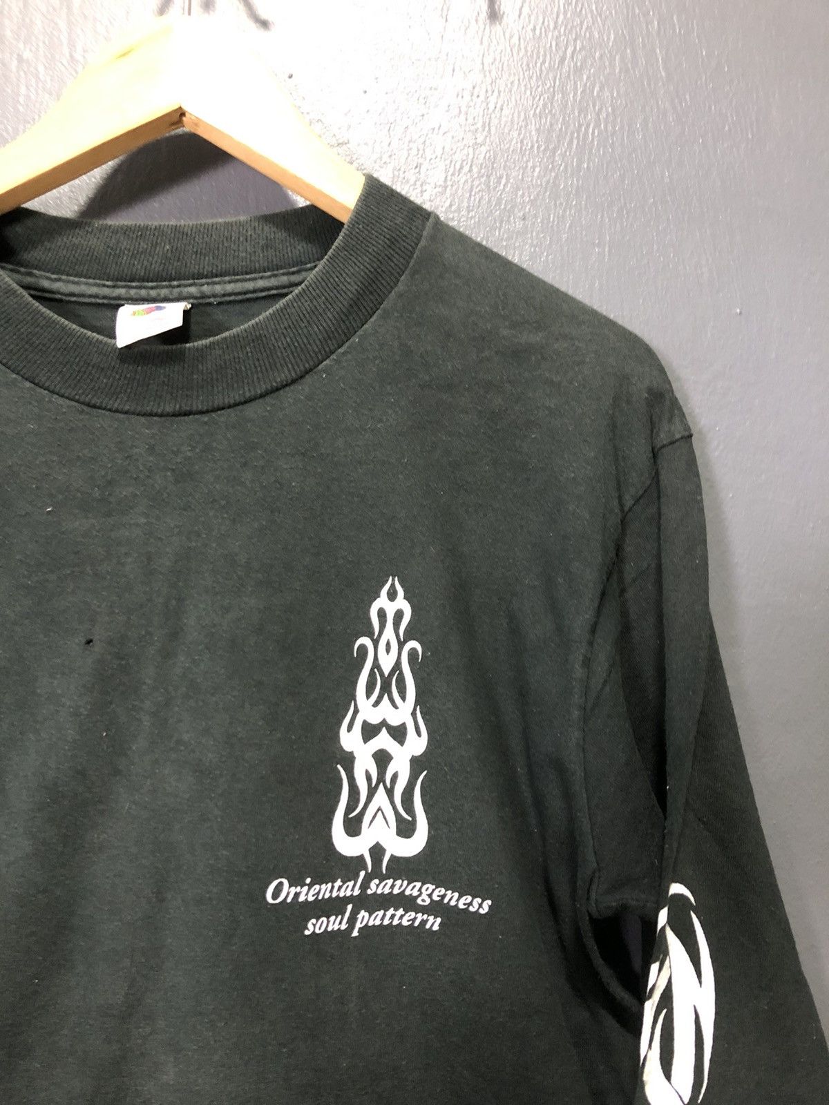 Band Tees × Vintage VINTAGE ‘90 SKULL WINGS ORIENTAL SAVAGENESS METAL SHIRT Size US M / EU 48-50 / 2 - 3 Thumbnail